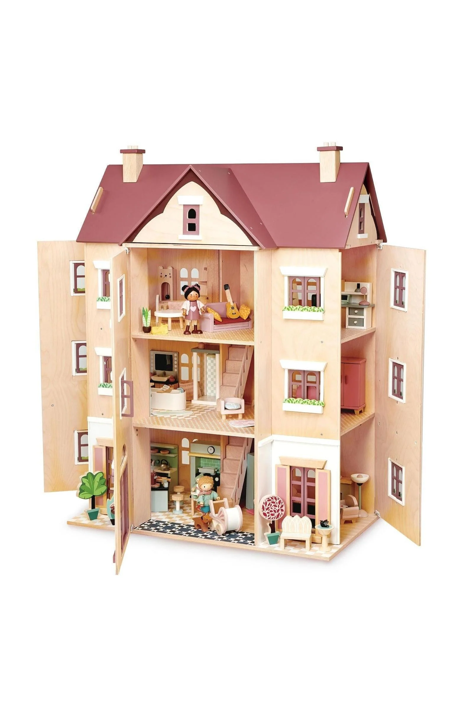 Tender Leaf Wooden Toys, Fantail Hall, Dollhouse - Image 3