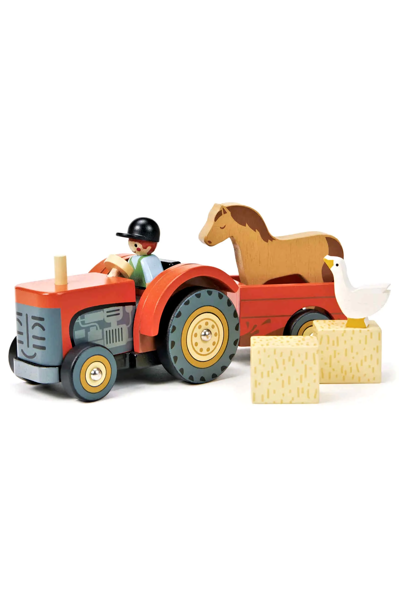 Tender Leaf Wooden Toys, Farmyard Tractor - Image 3