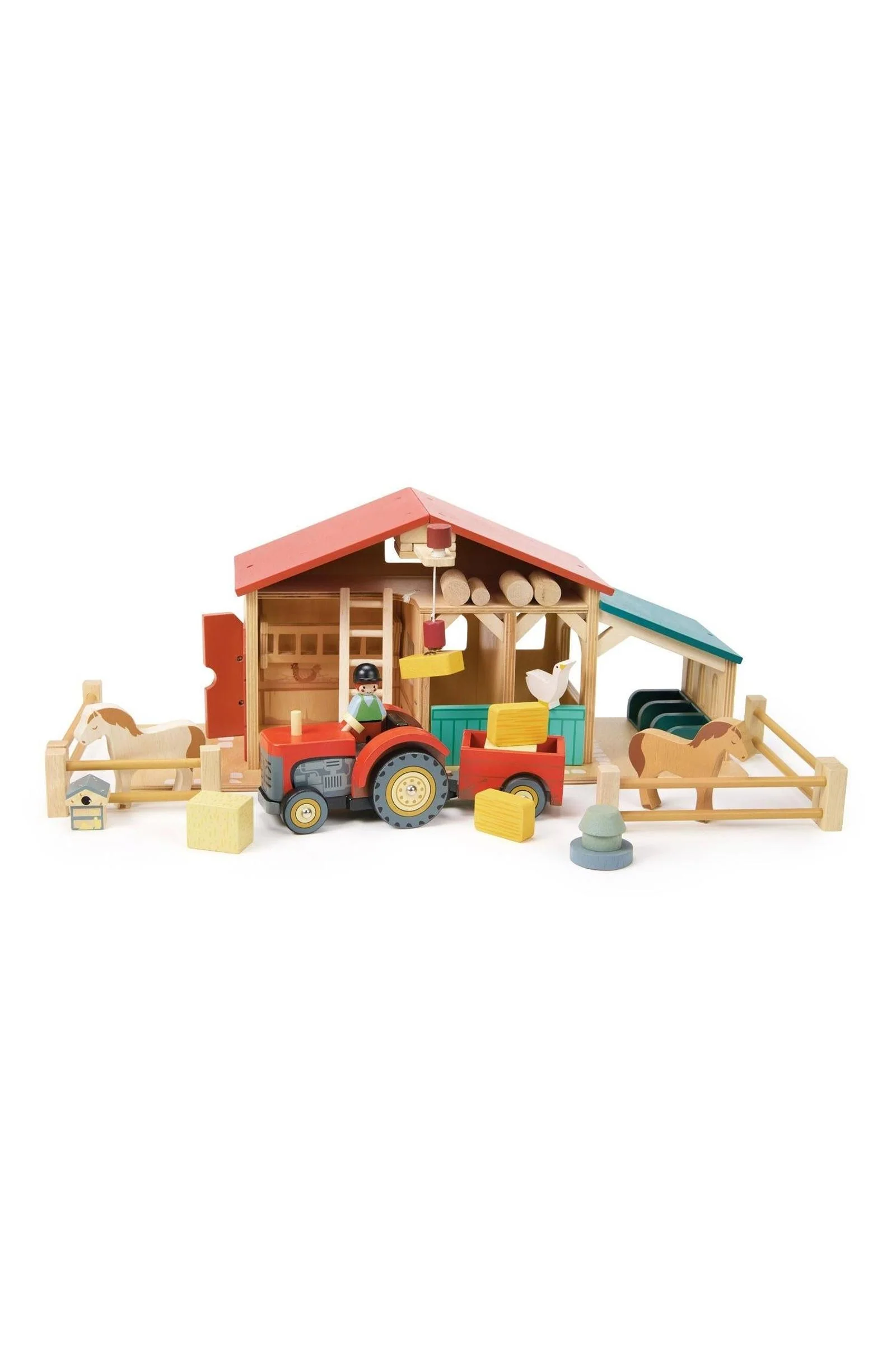 Tender Leaf Wooden Toys, Farmyard Tractor - Image 5