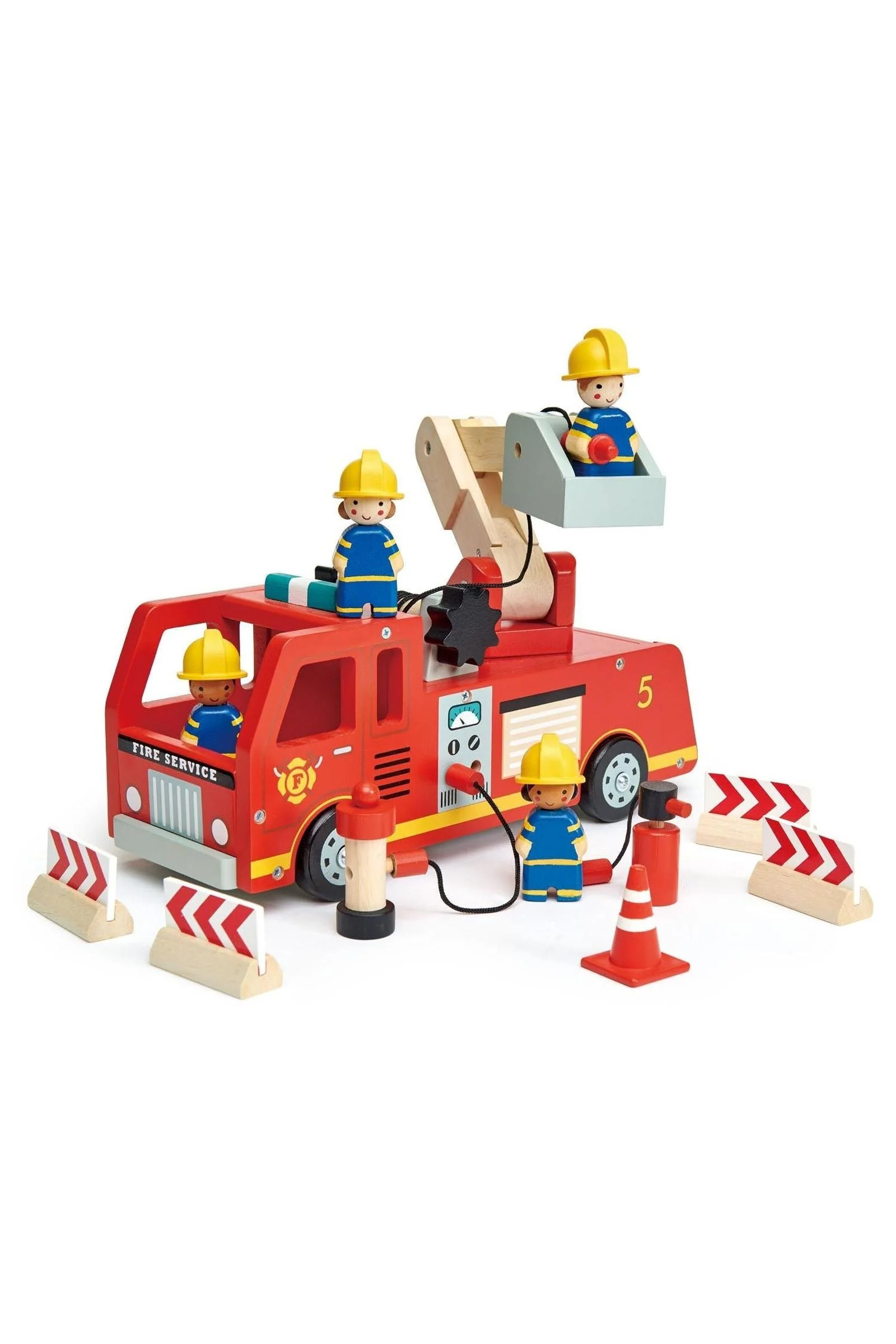Tender Leaf Wooden Toys, Fire Engine - Image 5