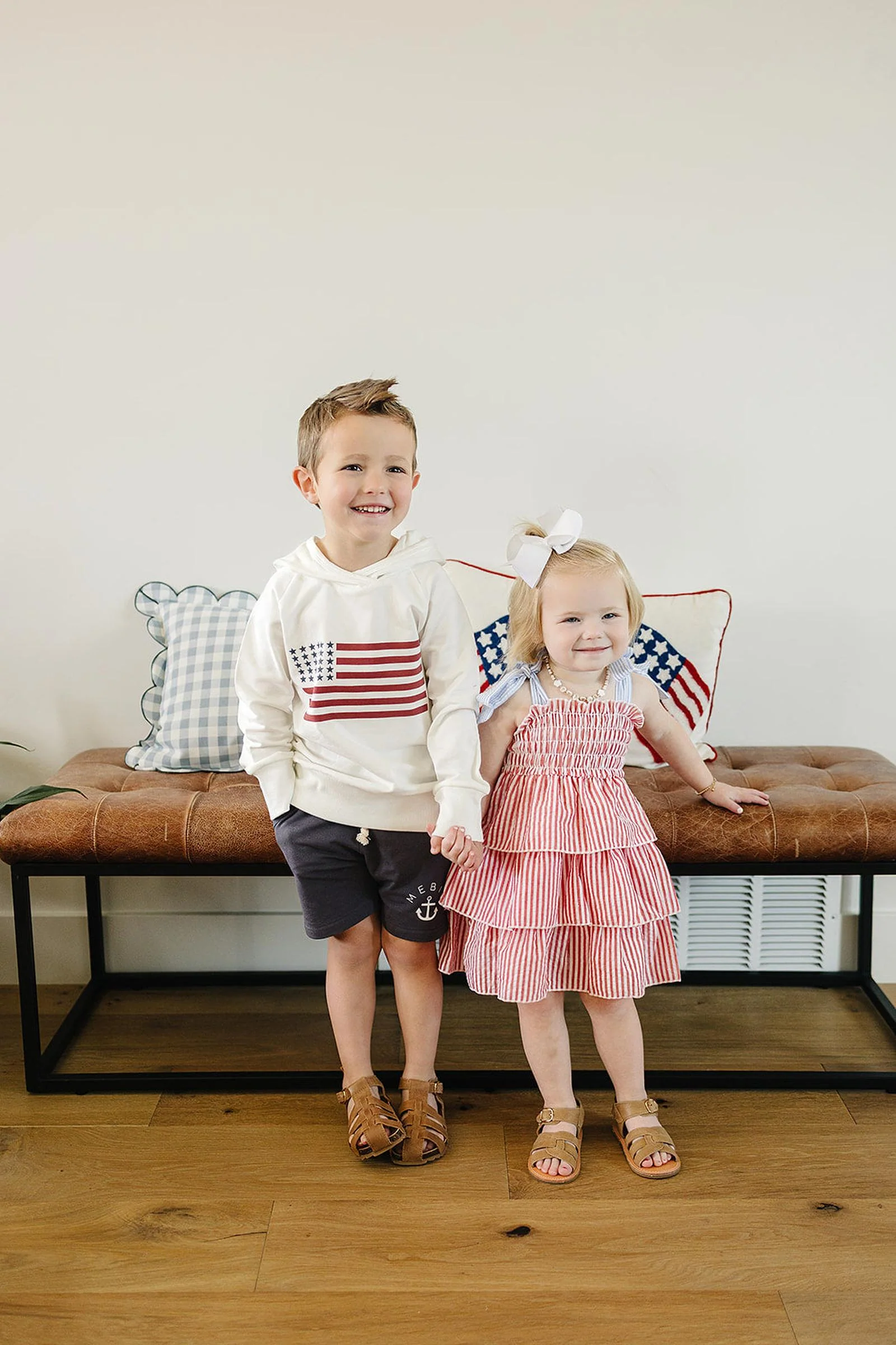 Mebie Baby Flag Hooded Sweatshirt, Patriotic, Cotton, Gender Neutral, Baby, Toddler & Kids - Image 3