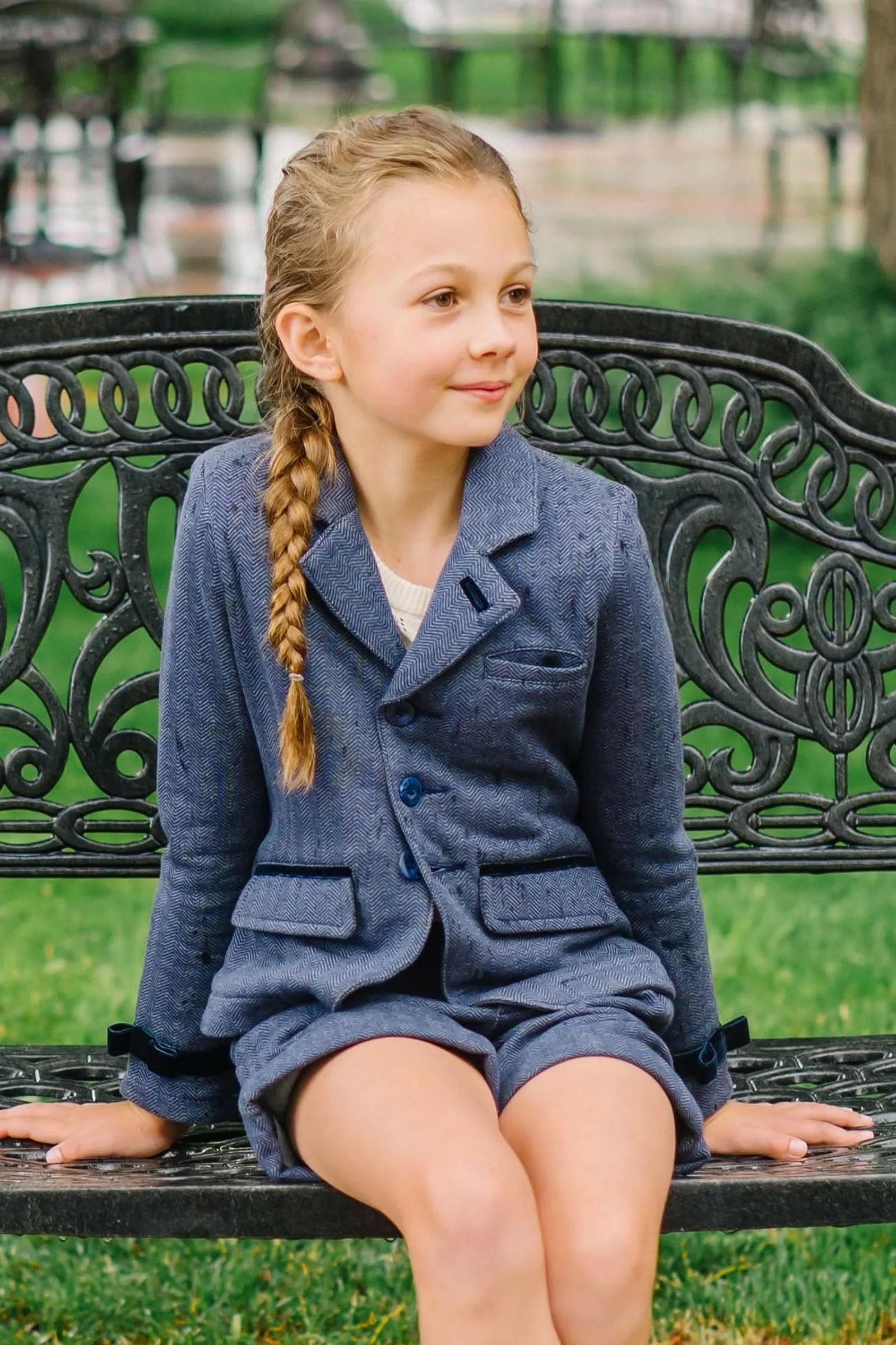 Hope & Henry Organic Cotton Fleece Dress Shorts - Image 3