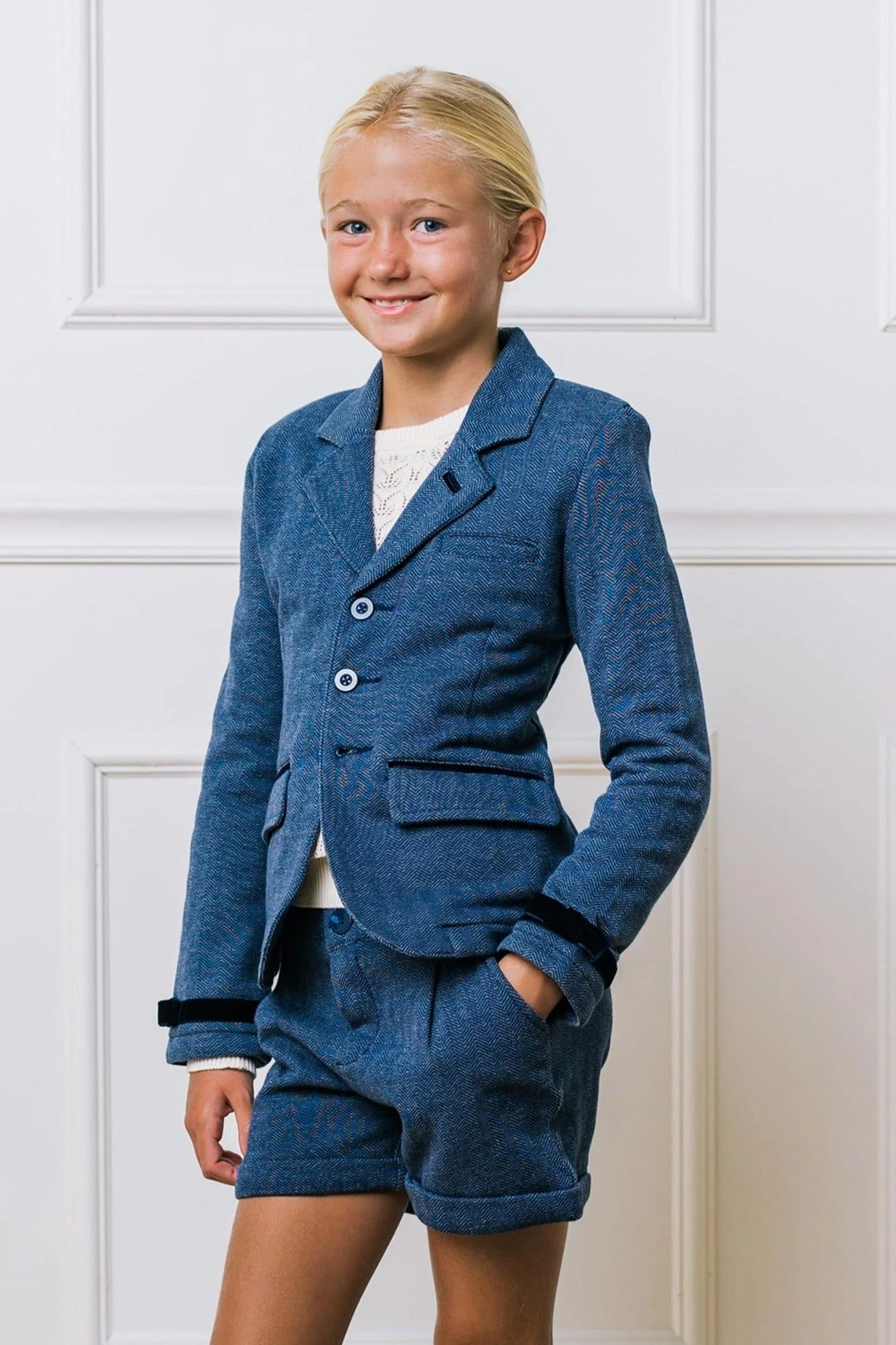 Hope & Henry Organic Cotton Fleece Dress Shorts - Image 4