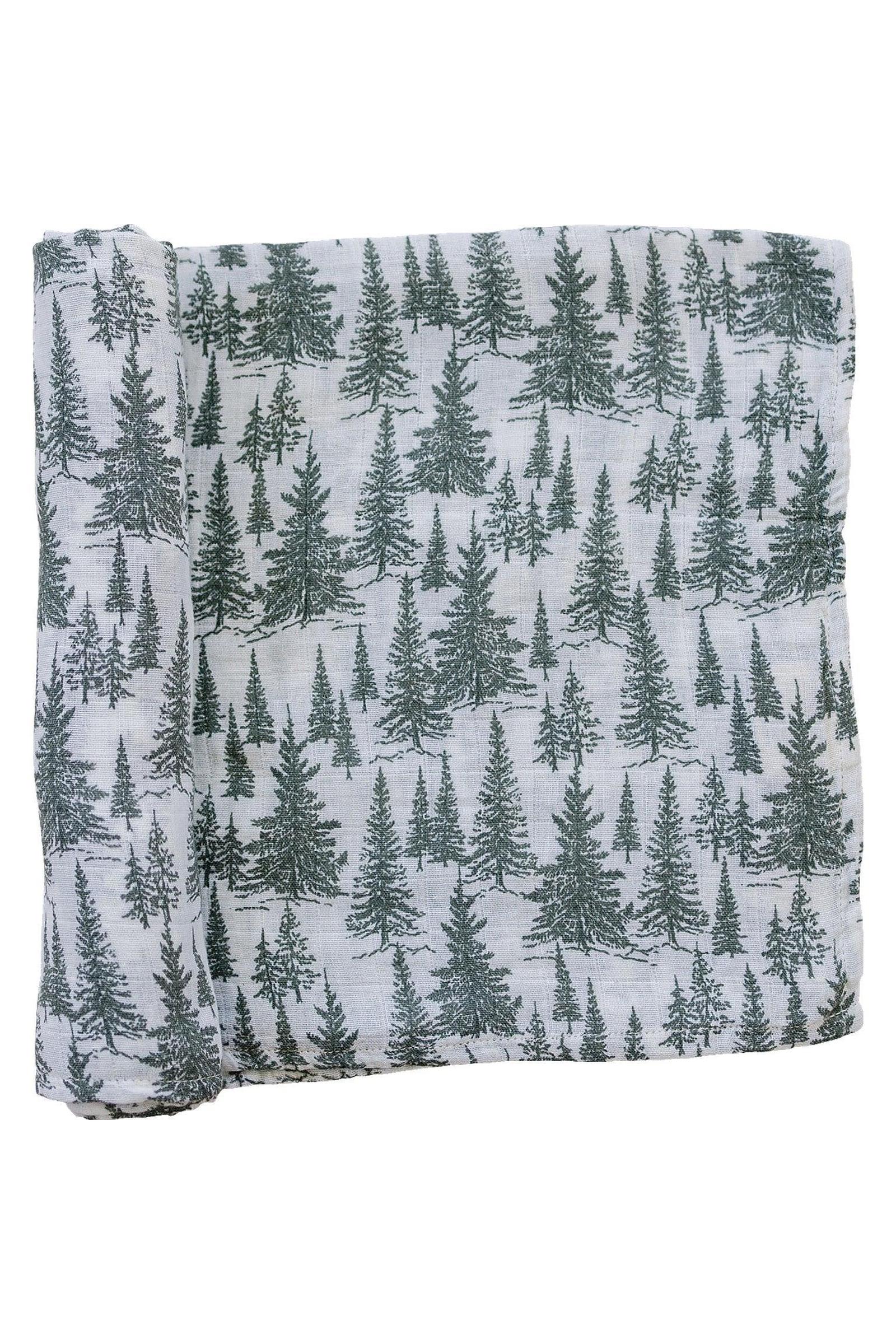 Mebie Baby Forest Muslin Swaddle Blanket, 100% Cotton, Baby Essentials - Image 2