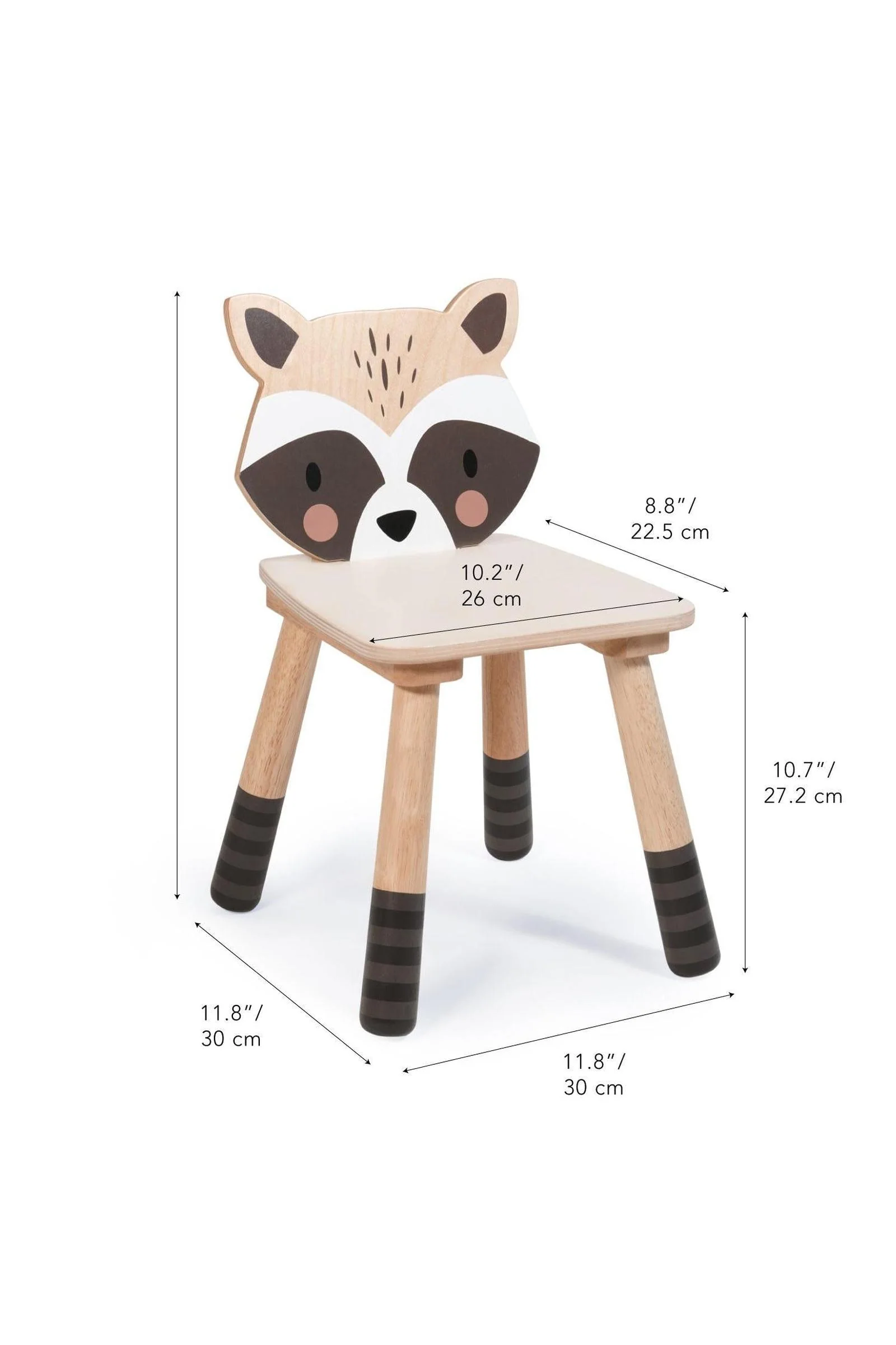 Tender Leaf Forest Raccoon Chair, Toddler Furniture, Sustainably Built - Image 3