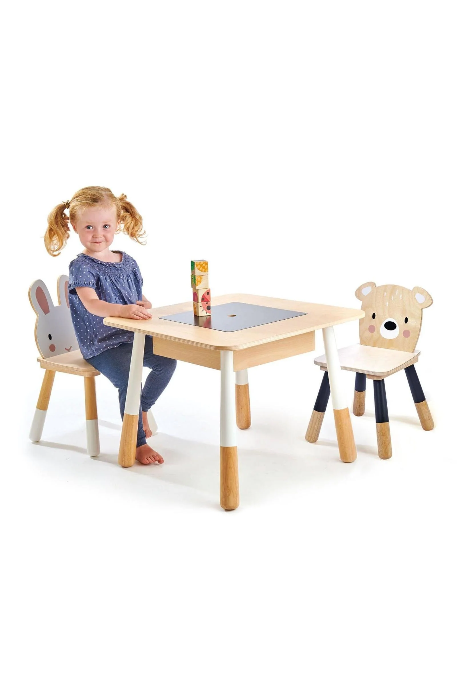 Tender Leaf Forest Table and Chairs, Toddler Furniture, Sustainably Built - Image 4