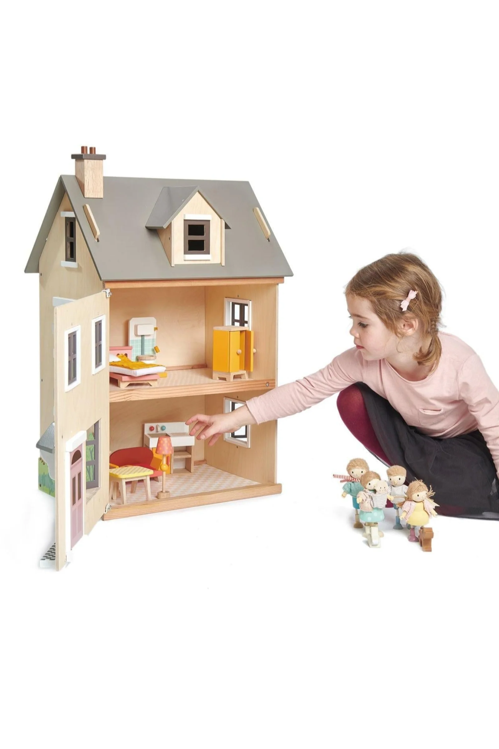 Tender Leaf Wooden Toys, Foxtail Villa, Dollhouse, Award Winning Toy - Image 7