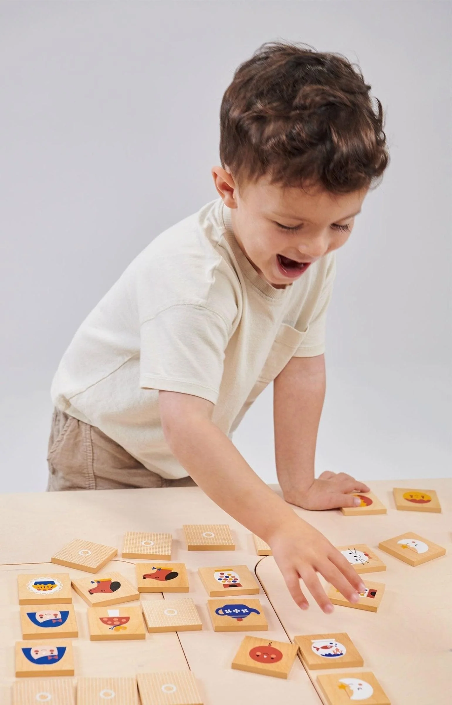 Mentari Wooden Toys, Games Bundle, Memory Game, Fishing Game, Town Puzzle - Image 4