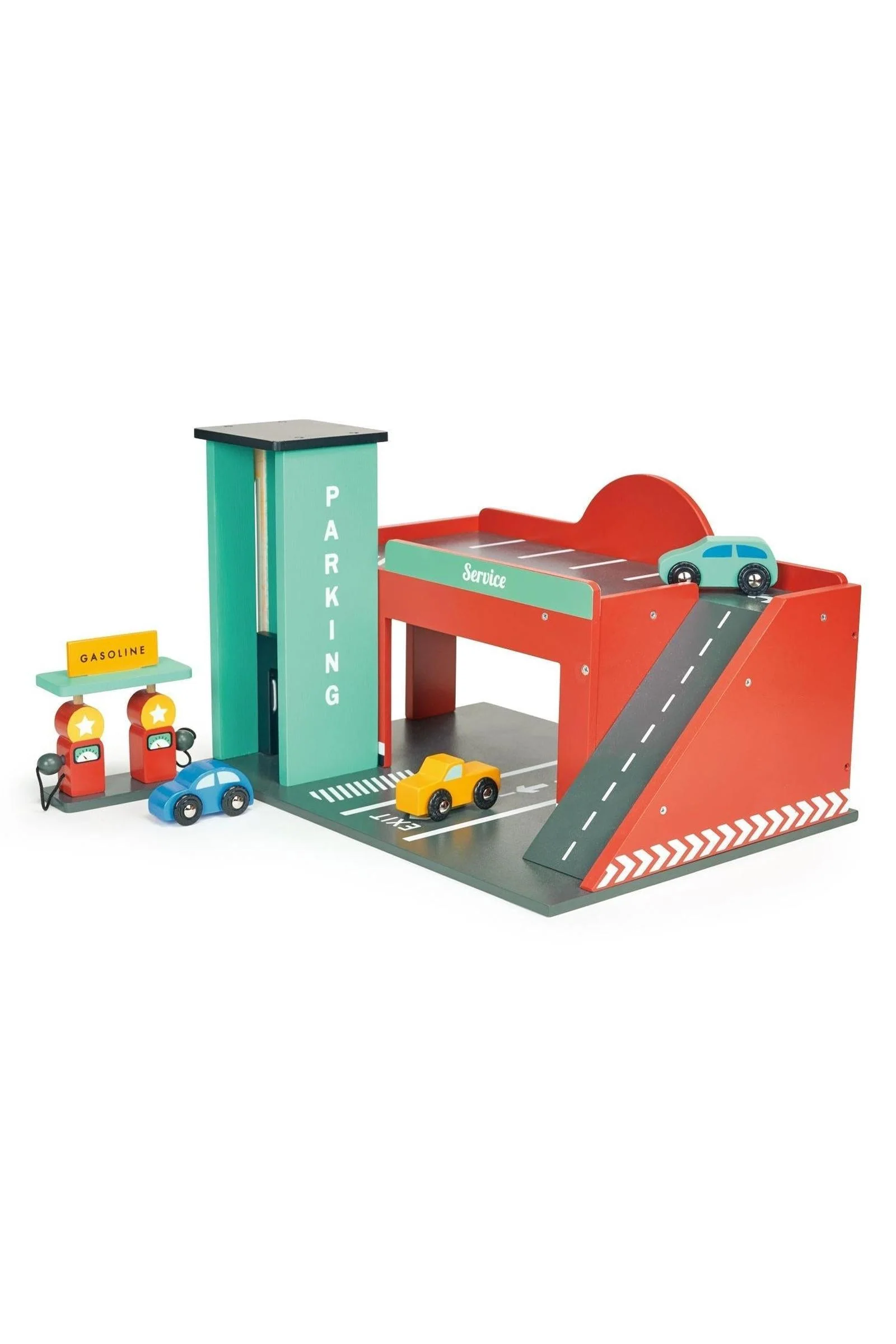 Mentari Wooden Toys, Gas Station - Image 2