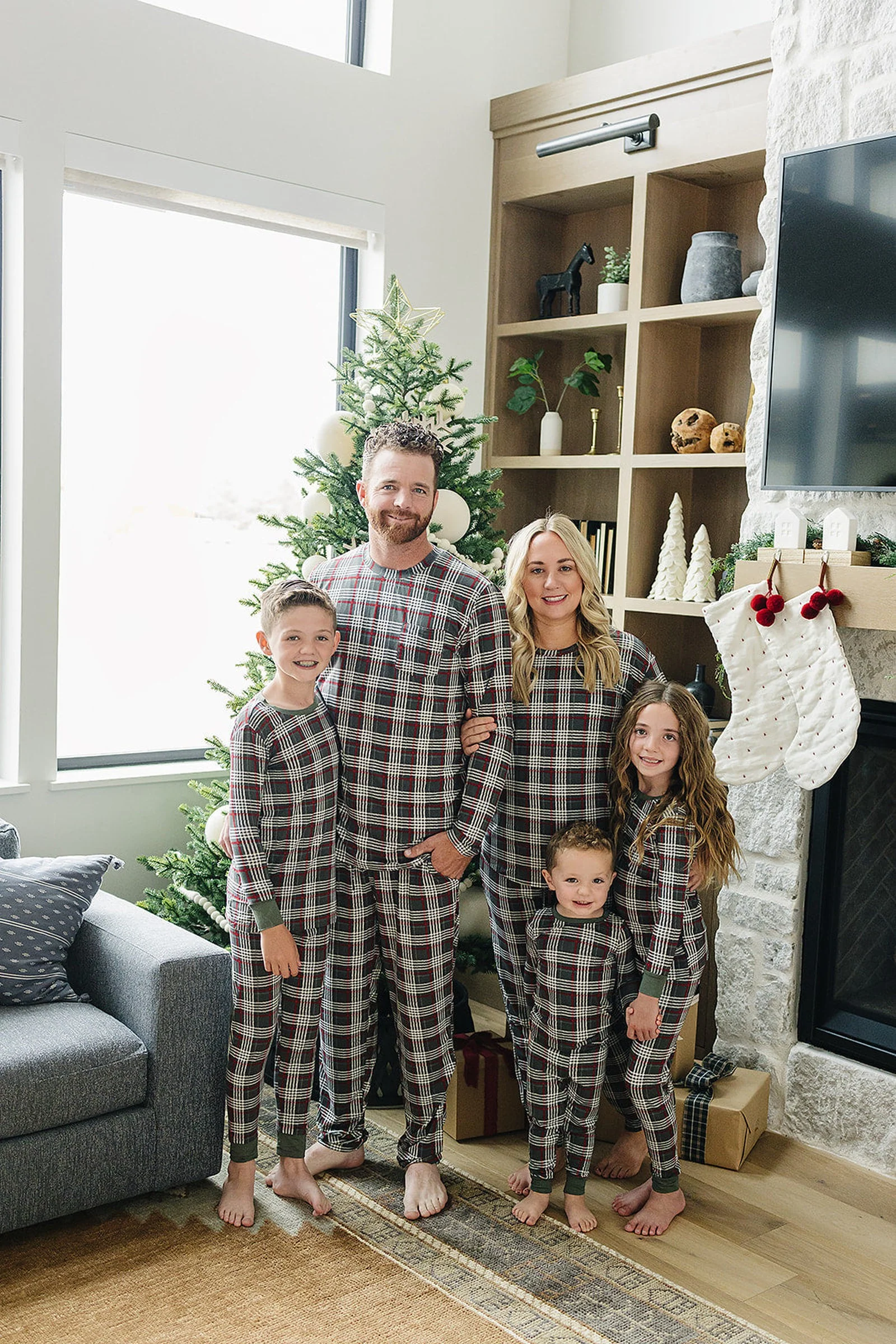 Mebie Baby Green Plaid Cozy Pajama Set, Gender Neutral, Bamboo, Gender Neutral, Baby, Toddler & Kids - Image 3