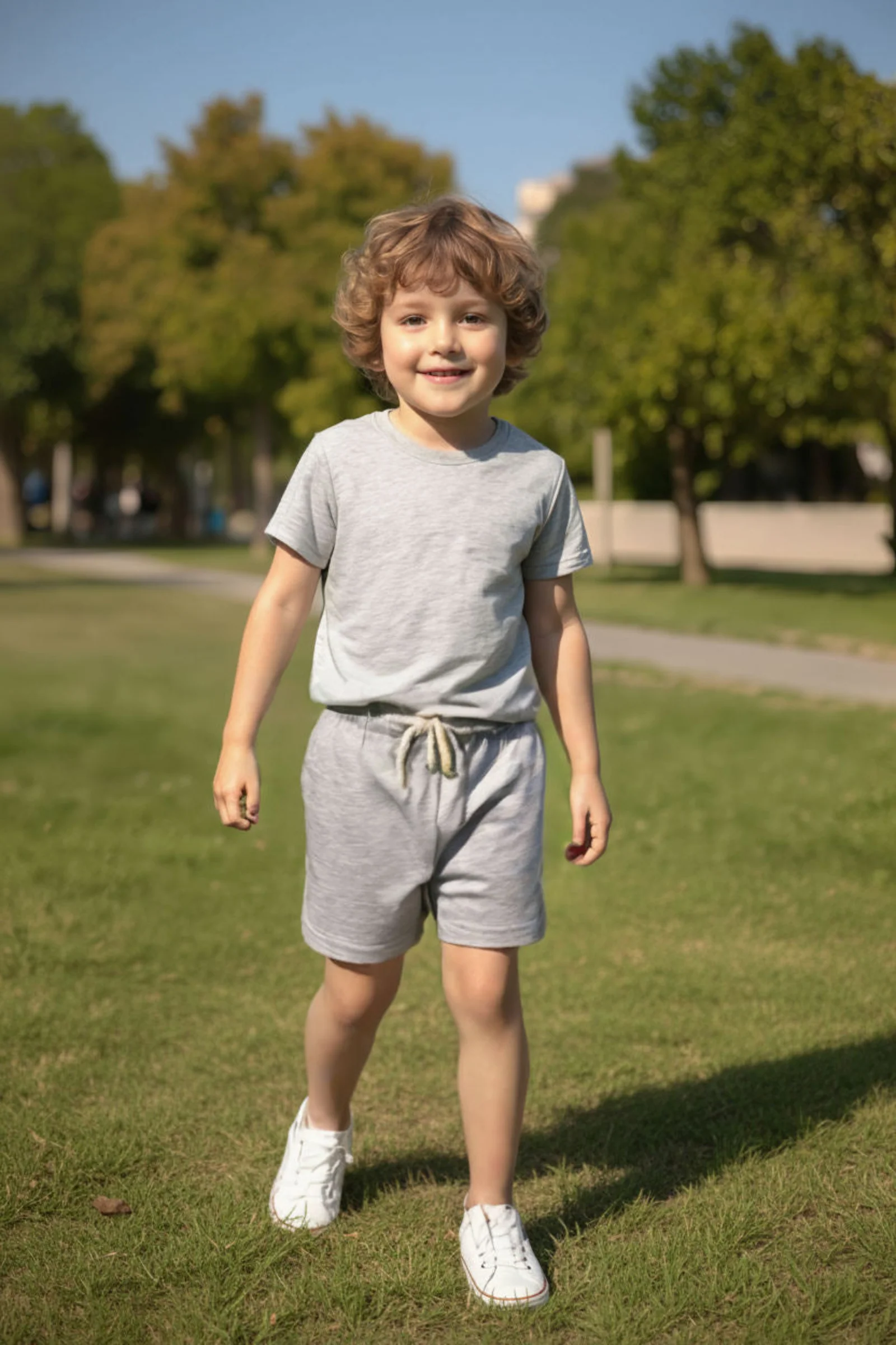 Mebie Baby Cotton Grey Pocket Shorts, Baby - Kids