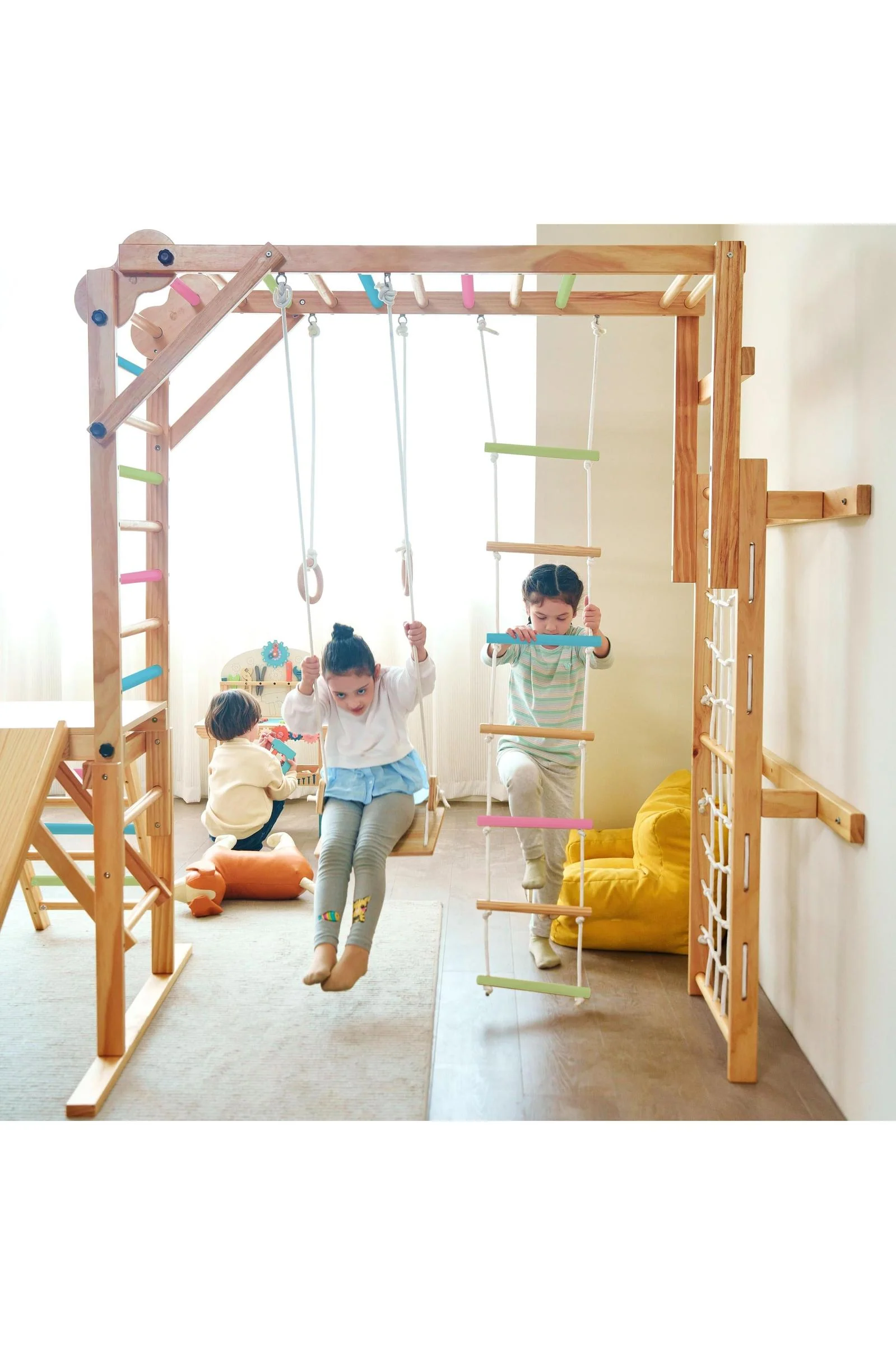 Grove Foldable Jungle Gym Playset, Indoor, Climber, Slide, Toddlers & Kids - Image 8
