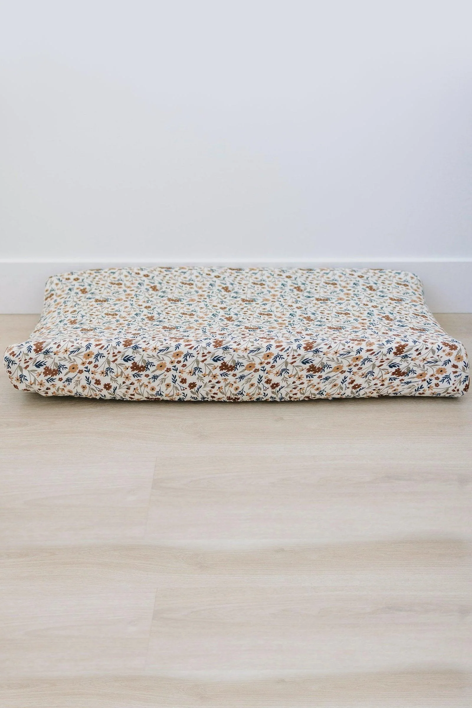 Mebie Baby Harvest Floral Muslin Changing Pad Cover, 100% Cotton, Baby Essentials