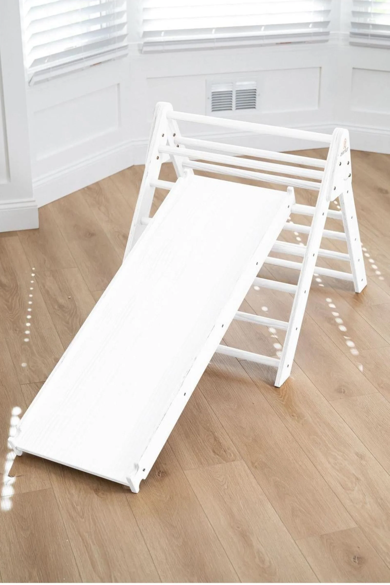 Hazel Baby & Toddler Gym, Pikler Triangle, Slide & Rocker Playset - Image 20