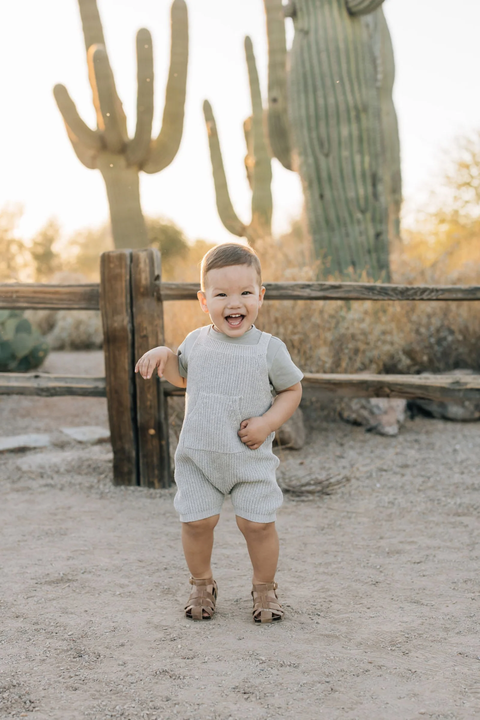 Mebie Baby Heather Grey Pocket Knit Overalls, 100% Cotton, Rodeo Collection, Baby - Image 4