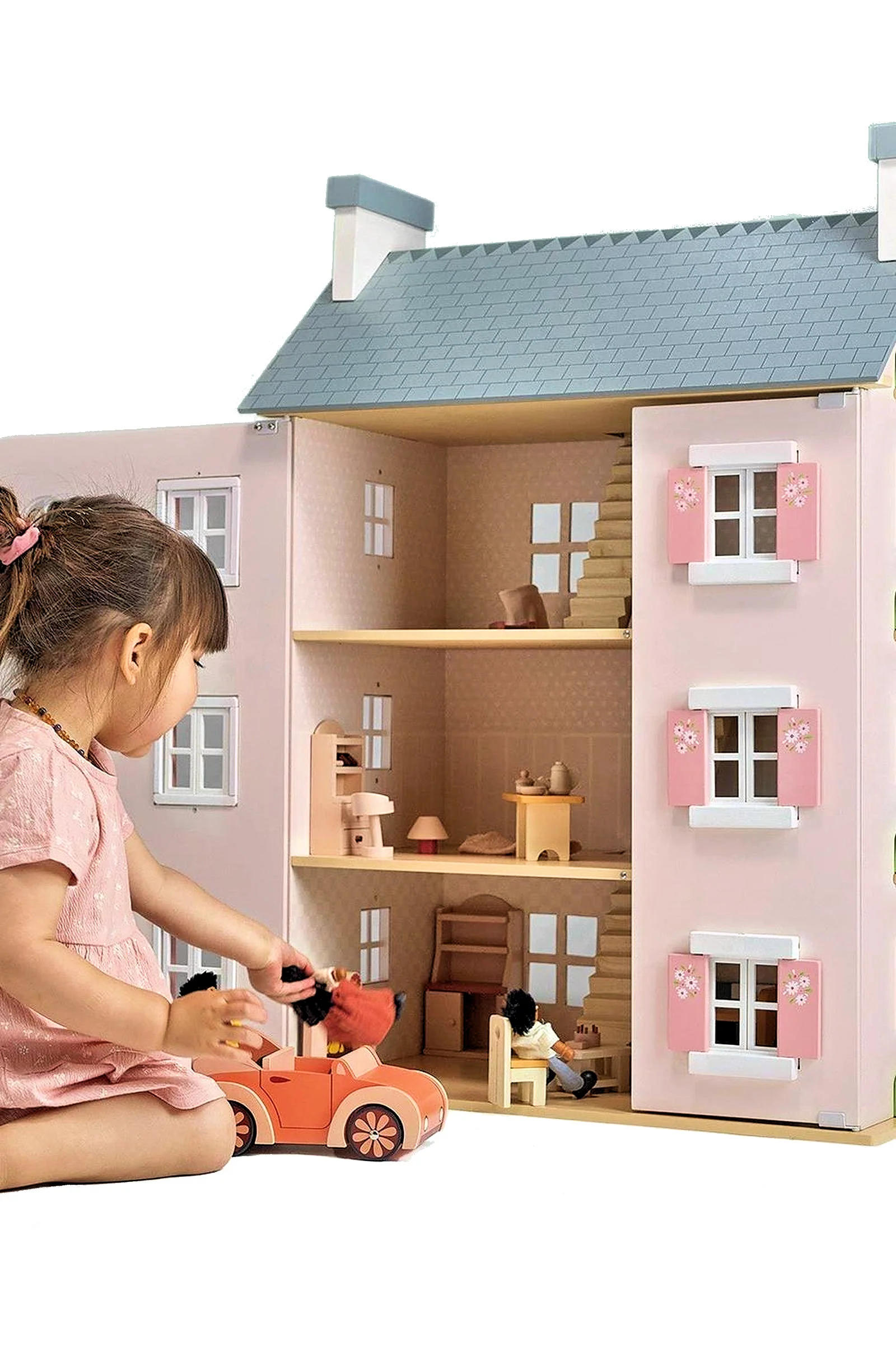 Mentari Wooden Toys, Heather Hall, DollHouse - Image 7