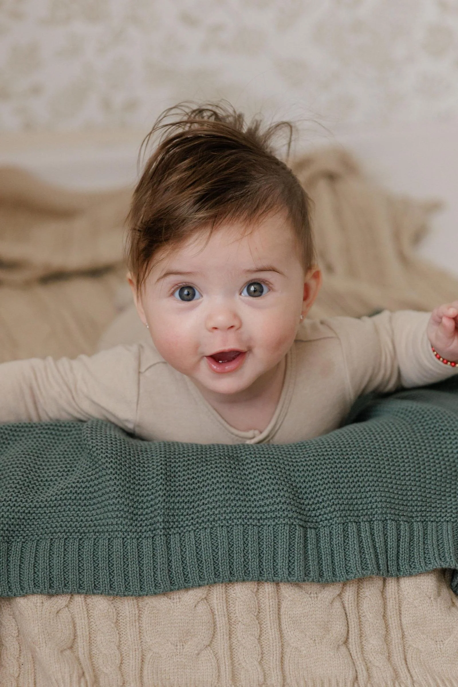 Heritage Knit - 100% Organic Cotton Luxury Knit Baby Swaddle Blanket - Image 8