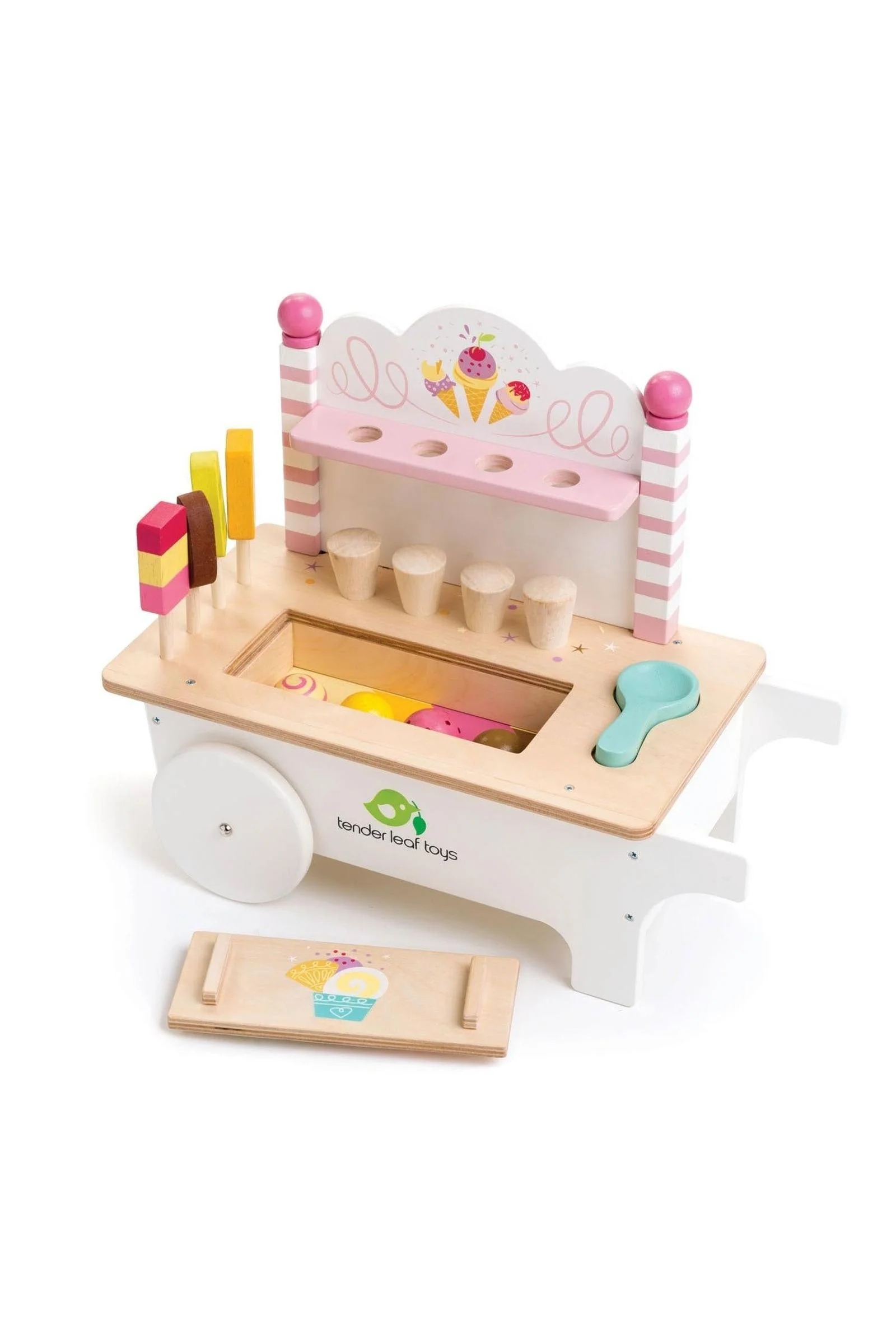 Tender Leaf Wooden Toys, Ice Cream Cart, Award Winning Toy