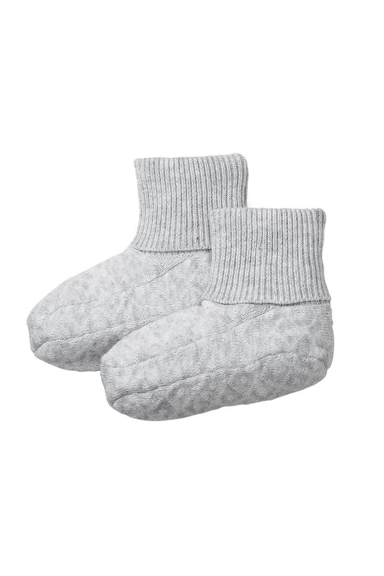 Baby Organic Cotton Jacquard Sweater Gift Set, Light Gray Heather - Image 6