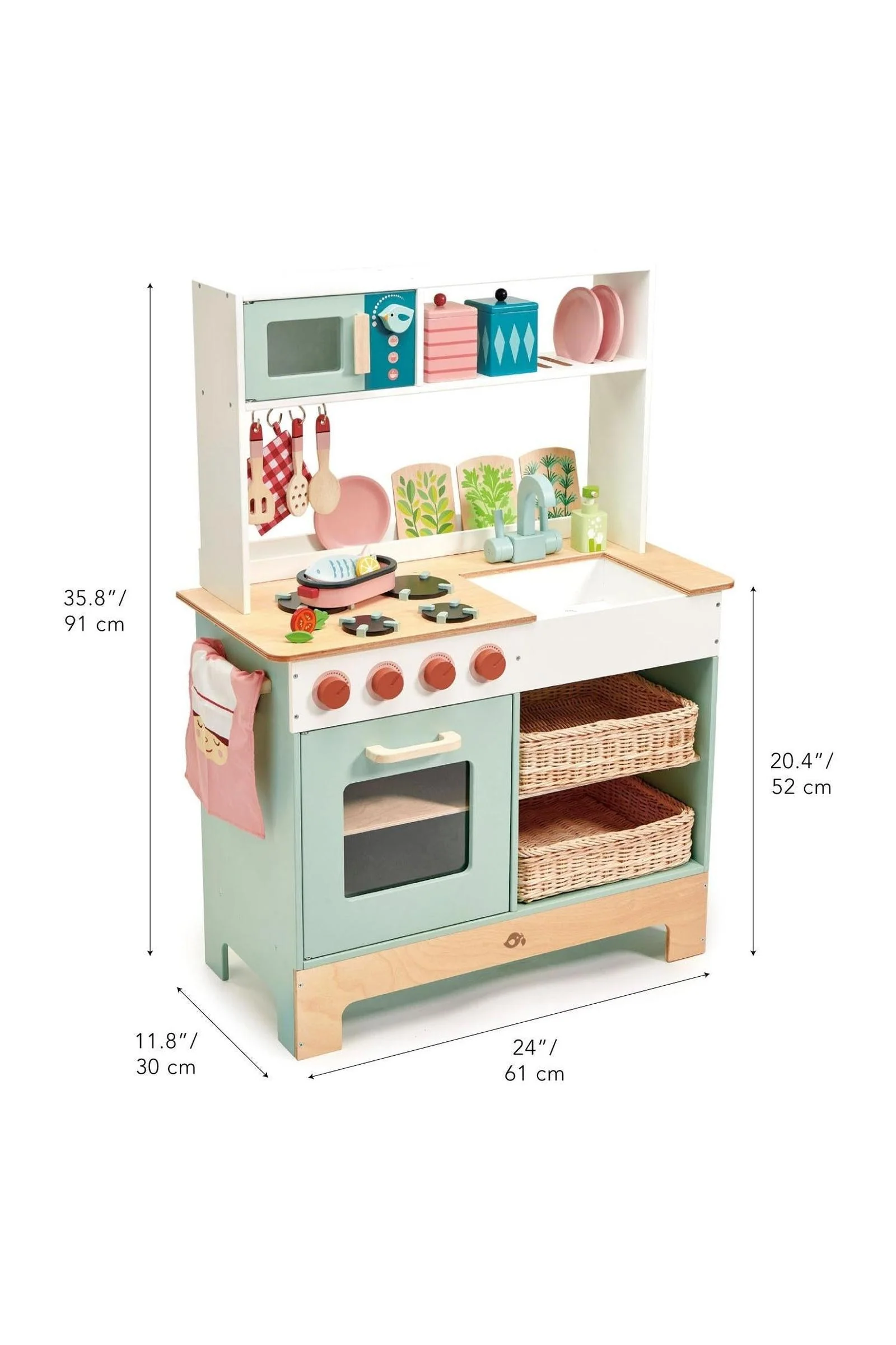Tender Leaf Wooden Toys, Kitchen Range - Image 11