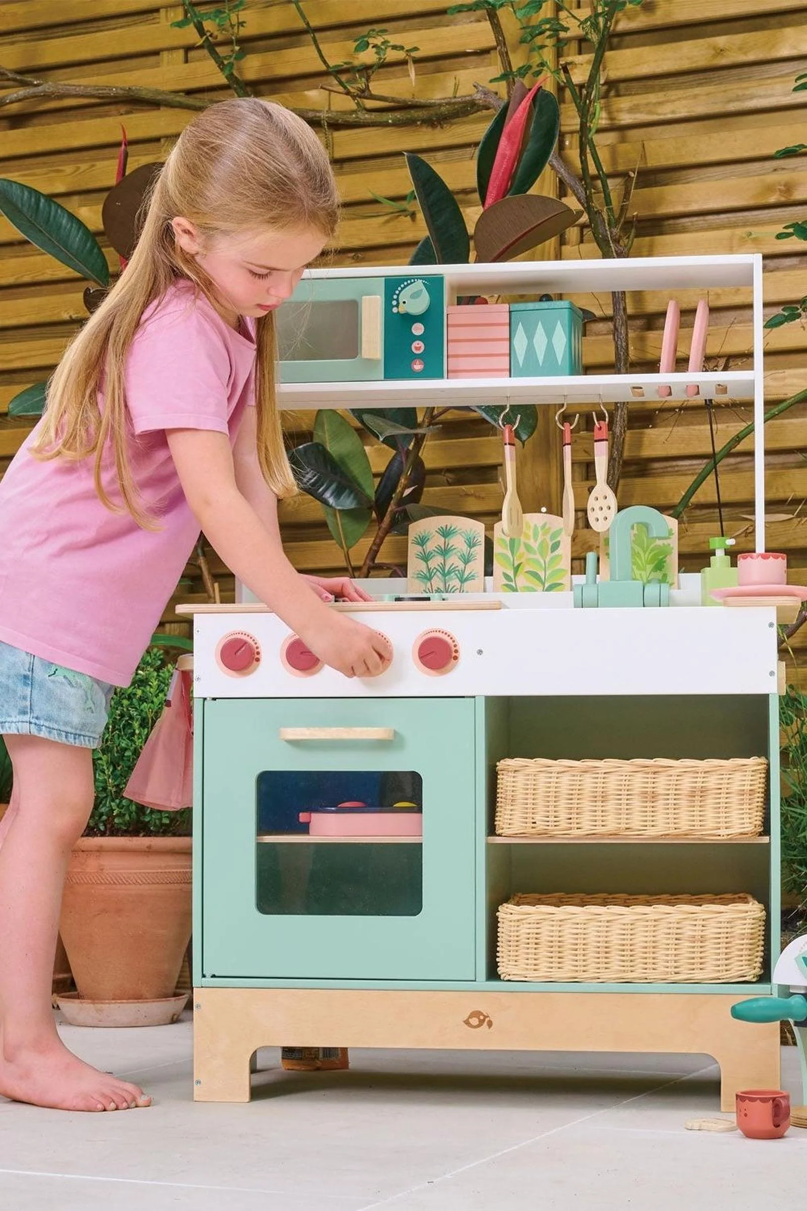 Tender Leaf Wooden Toys, Kitchen Range - Image 4