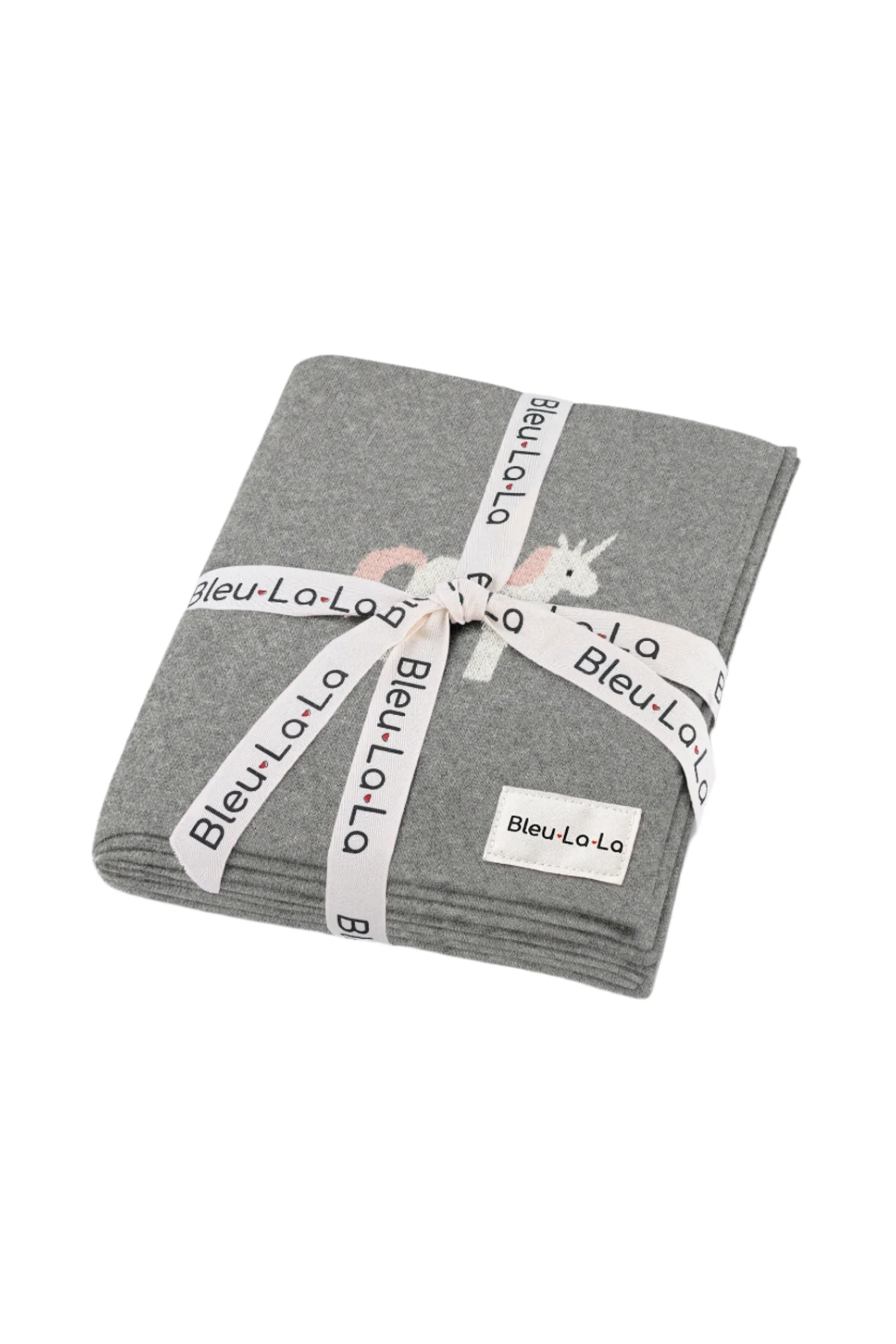 Knit Unicorn Luxury Swaddle Blanket, 100% OEKO Tex Pima Cotton - Image 4
