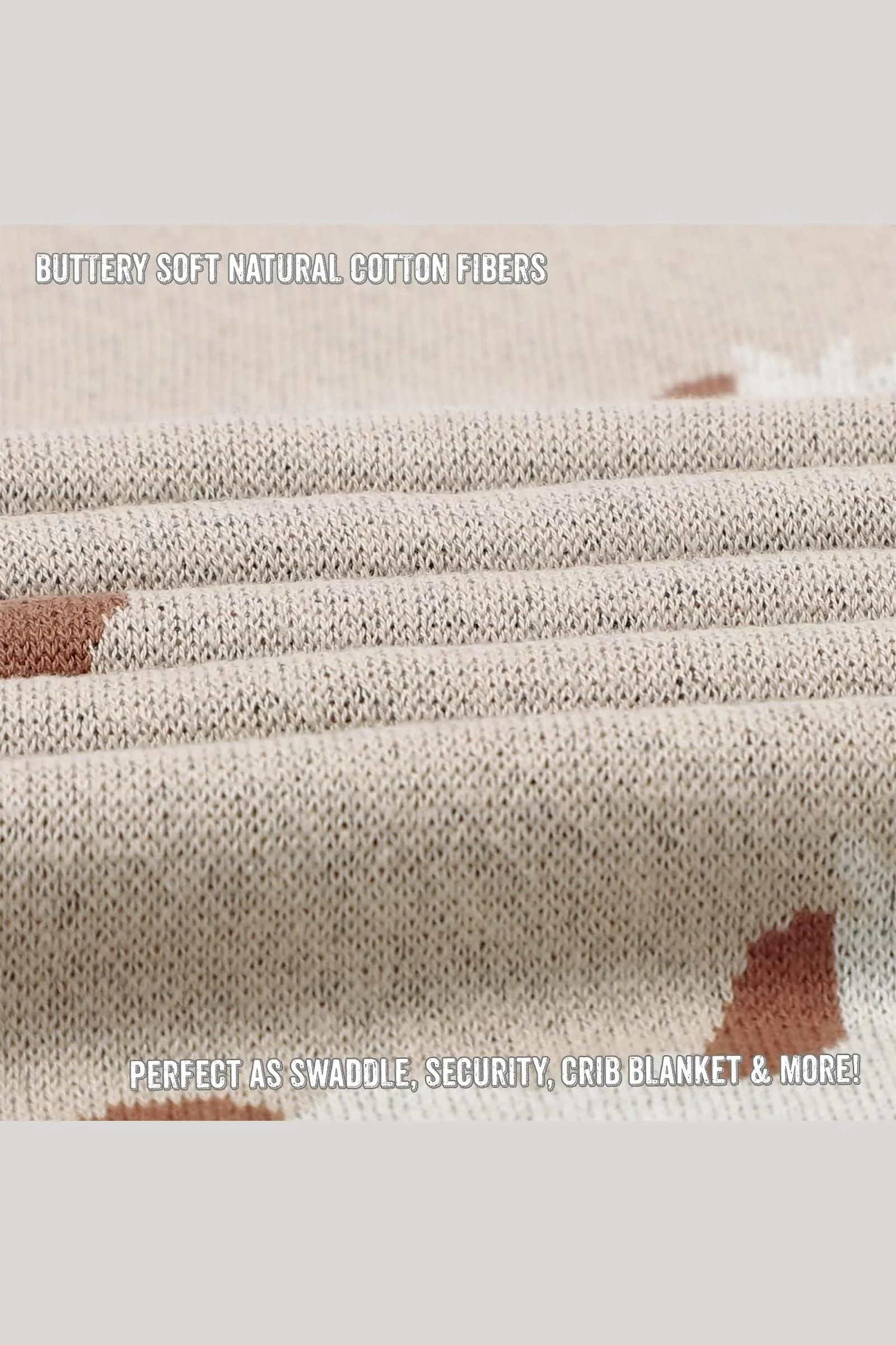 Knit Unicorn Luxury Swaddle Blanket, 100% OEKO Tex Pima Cotton - Image 7