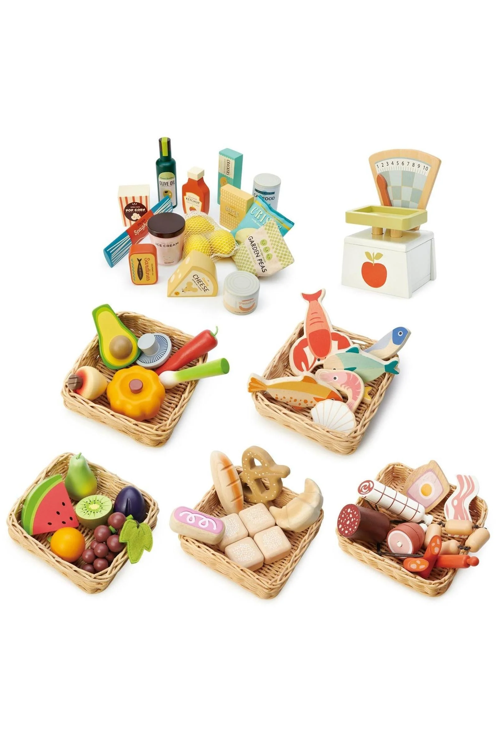 Tender Leaf Wooden Toys, Let’s Go Shopping Collection