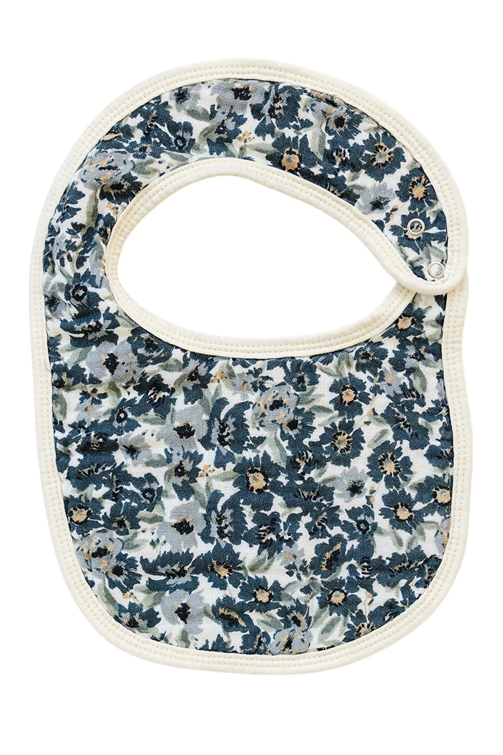Mebie Baby Liberty Floral Classic Muslin Bib, 100% Cotton, Baby Essentials - Image 2