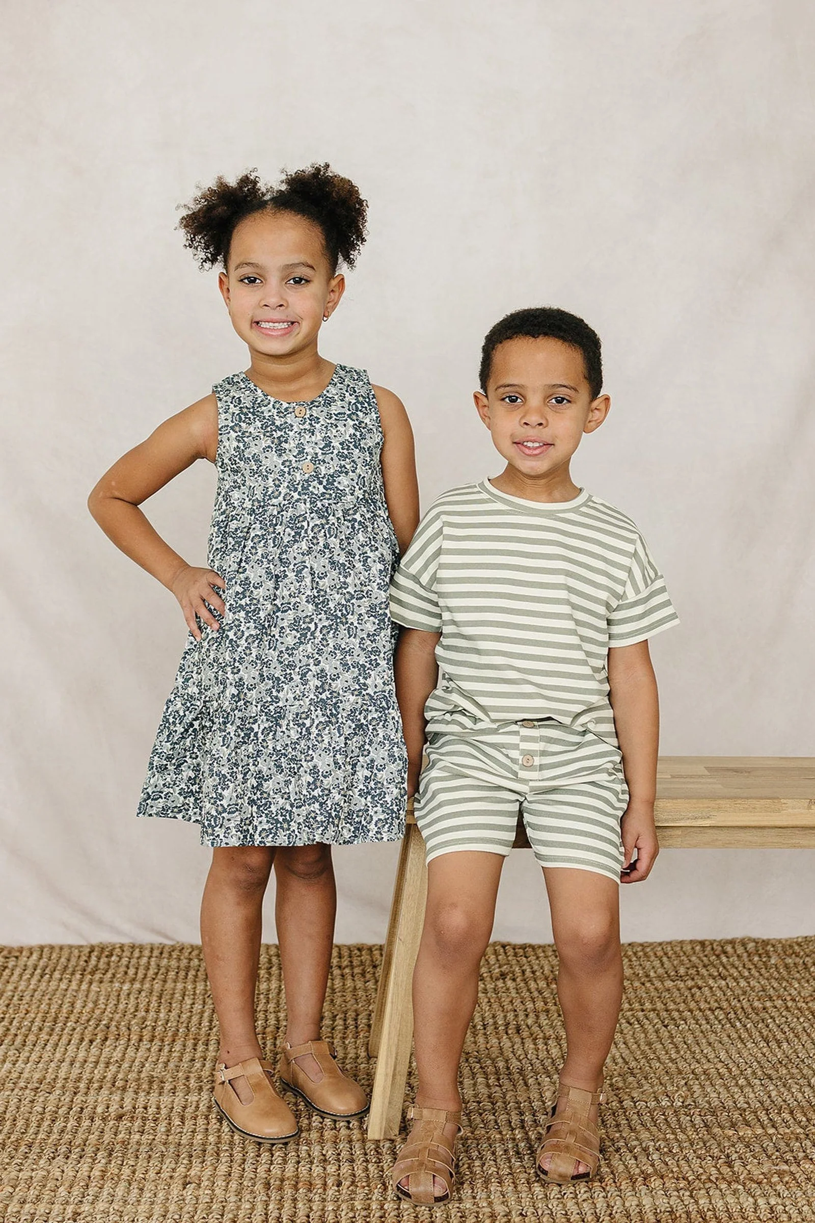 Mebie Baby Liberty Floral Tank Dress, 100% Cotton, Baby, Toddler & Kids - Image 3