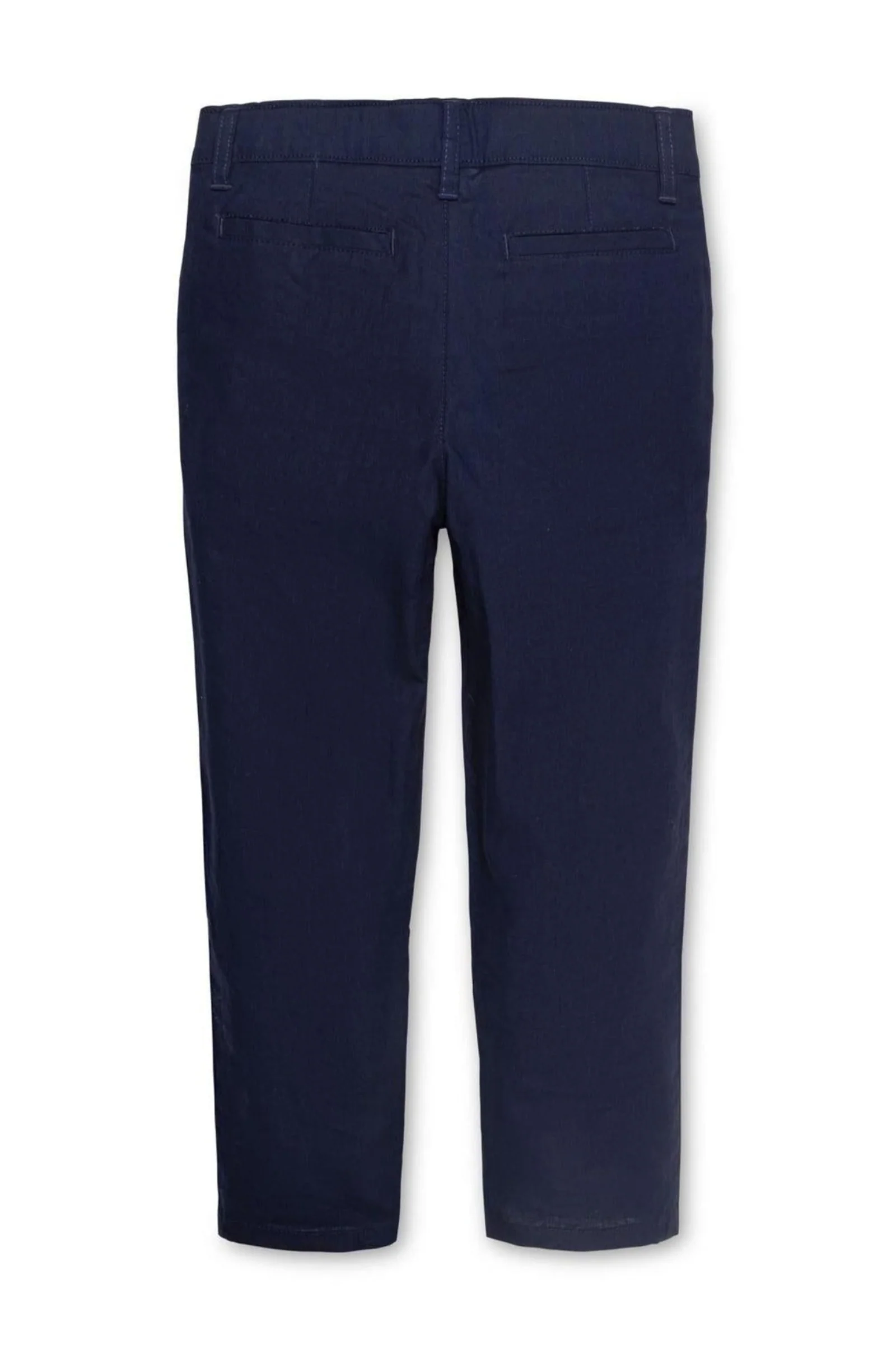 Hope & Henry Linen Suit Pant for Baby Boys, Navy - Image 4