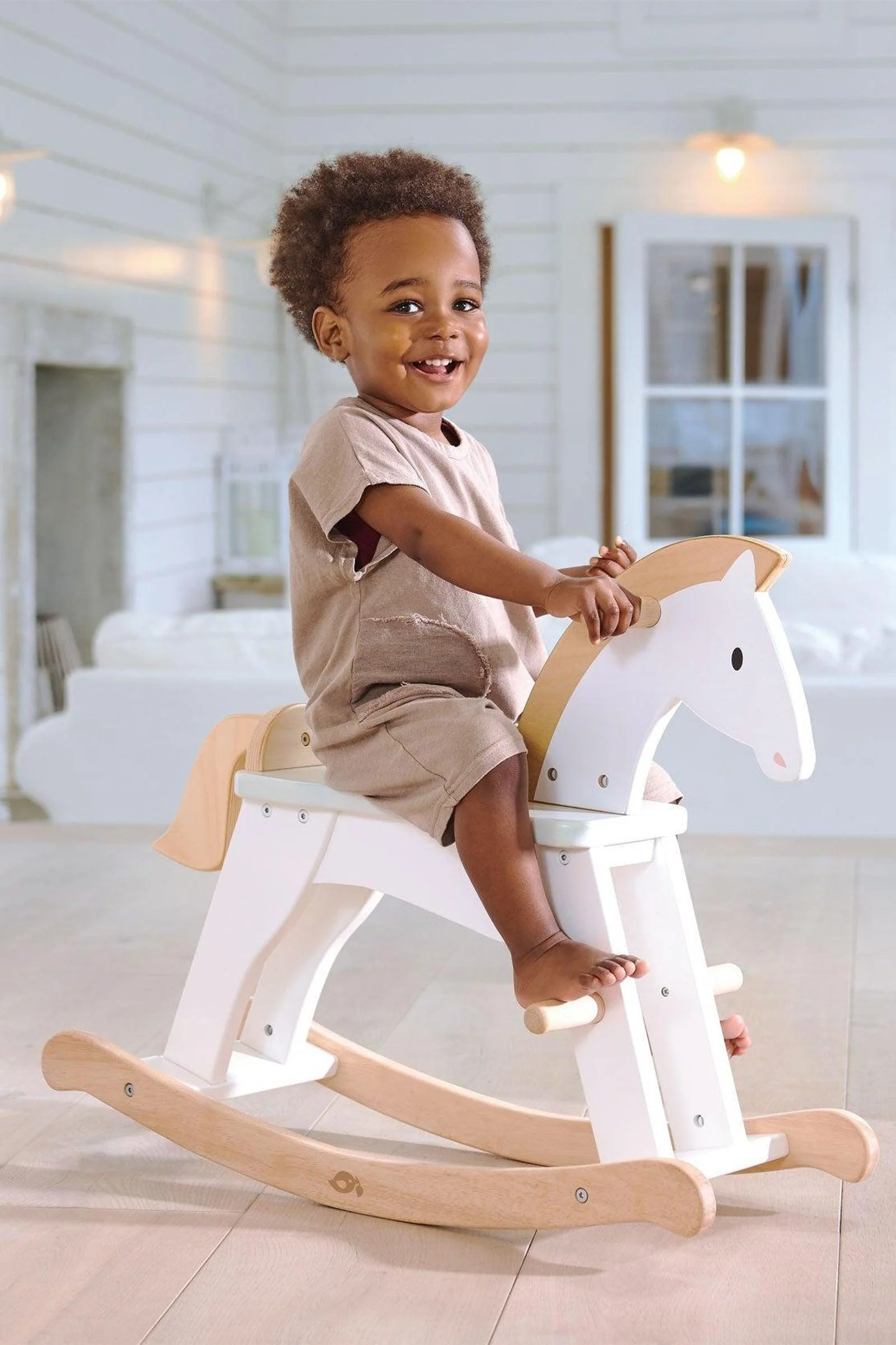 Tender Leaf Wooden Toys, Lucky Rocking Horse - Image 3