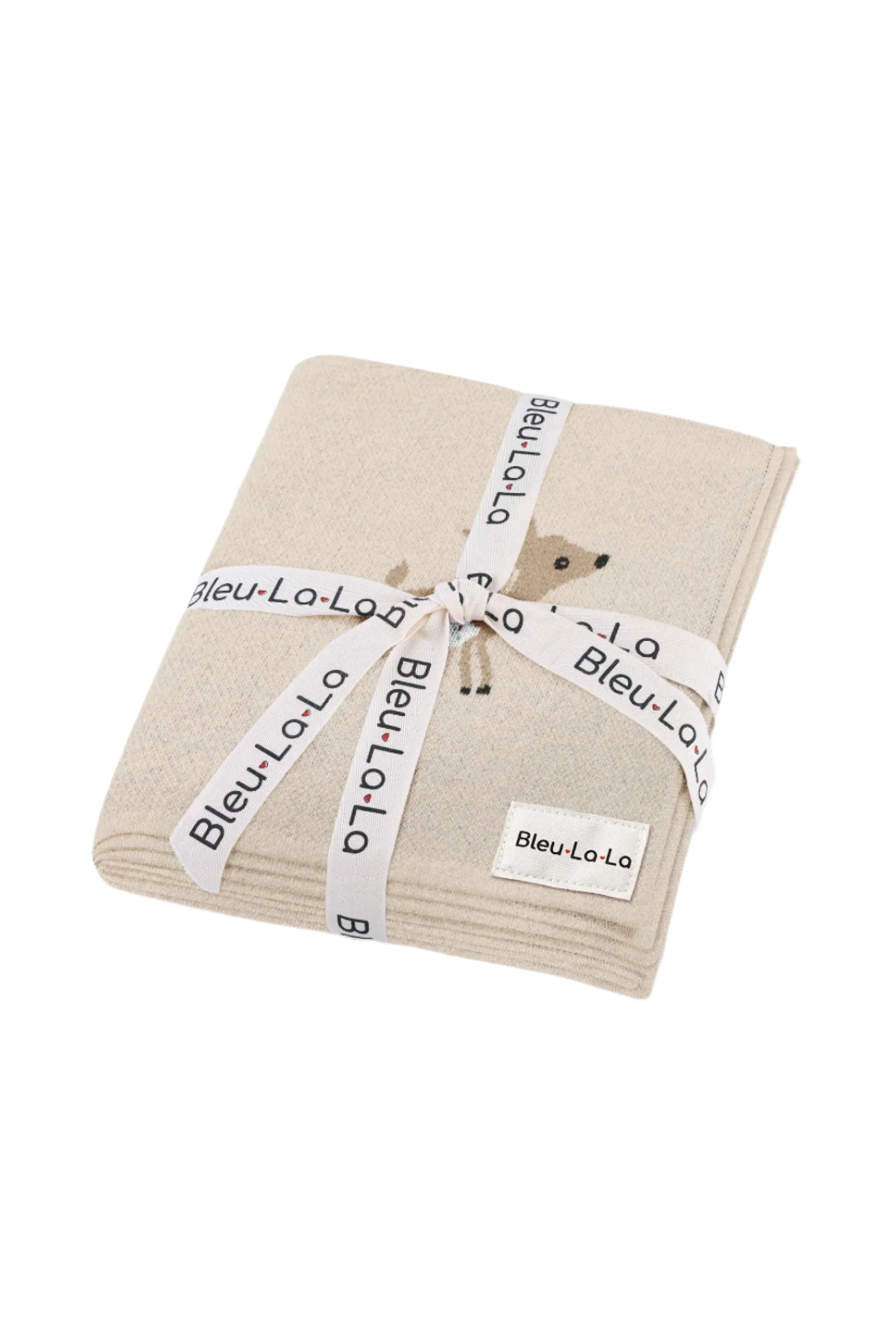 Cotton Deer Knit Luxury Swaddle Blanket, 100% OEKO Tex Pima Cotton - Image 4
