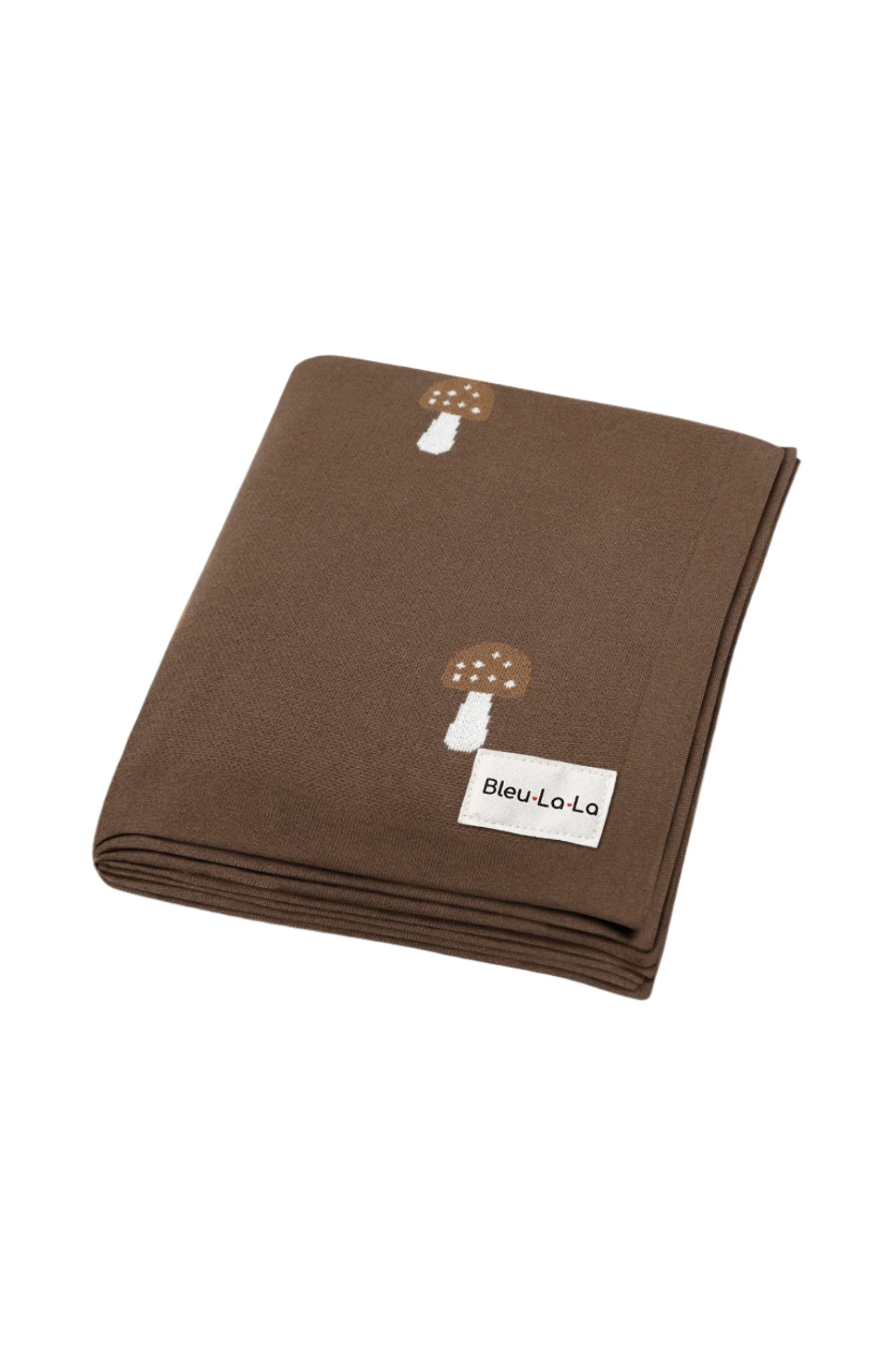 Knit Mushroom Luxury Swaddle Blanket, 100% OEKO Tex Pima Cotton - Image 13