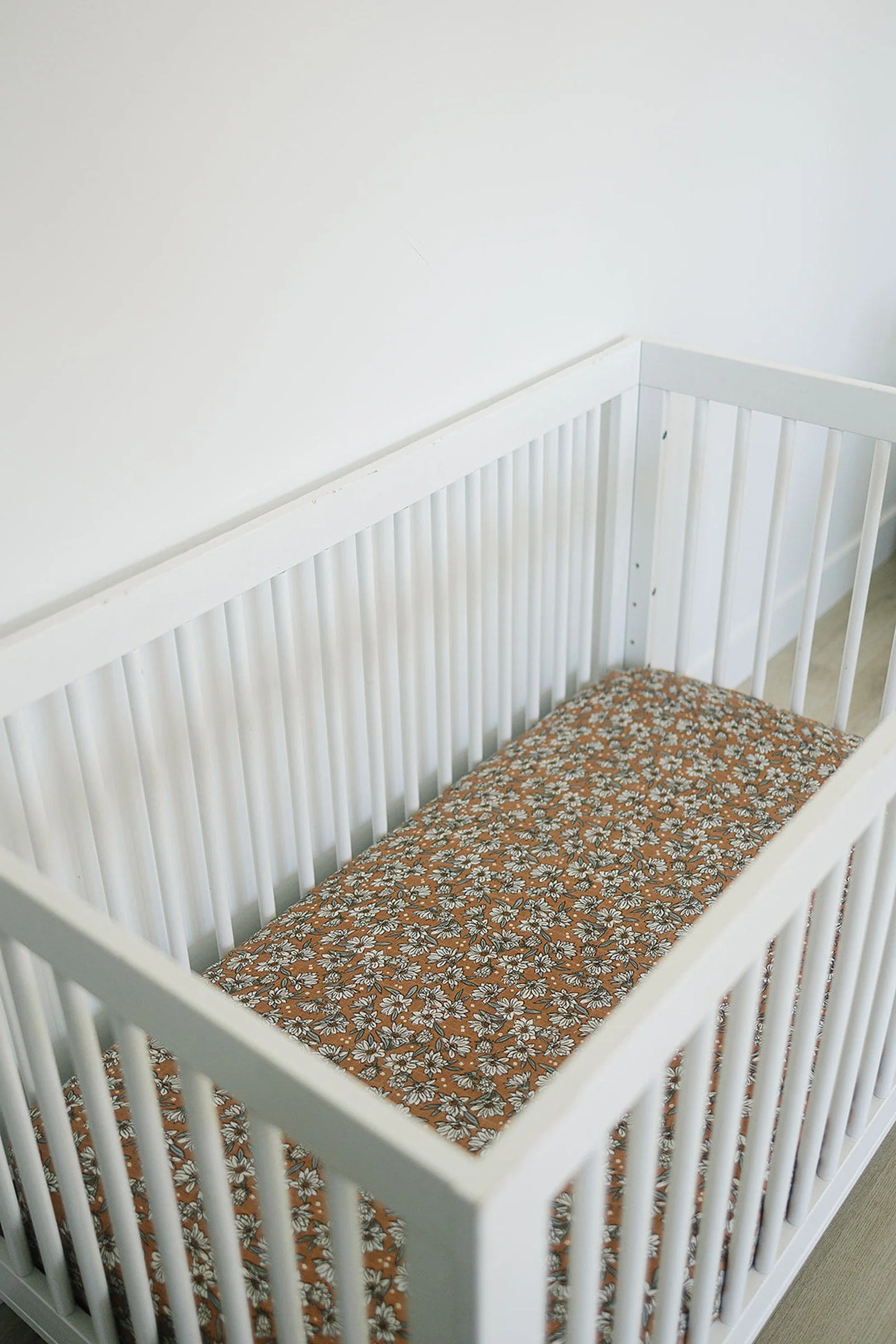 Mebie Baby Magnolia Muslin Crib Sheet, 100% Cotton, Baby Essentials