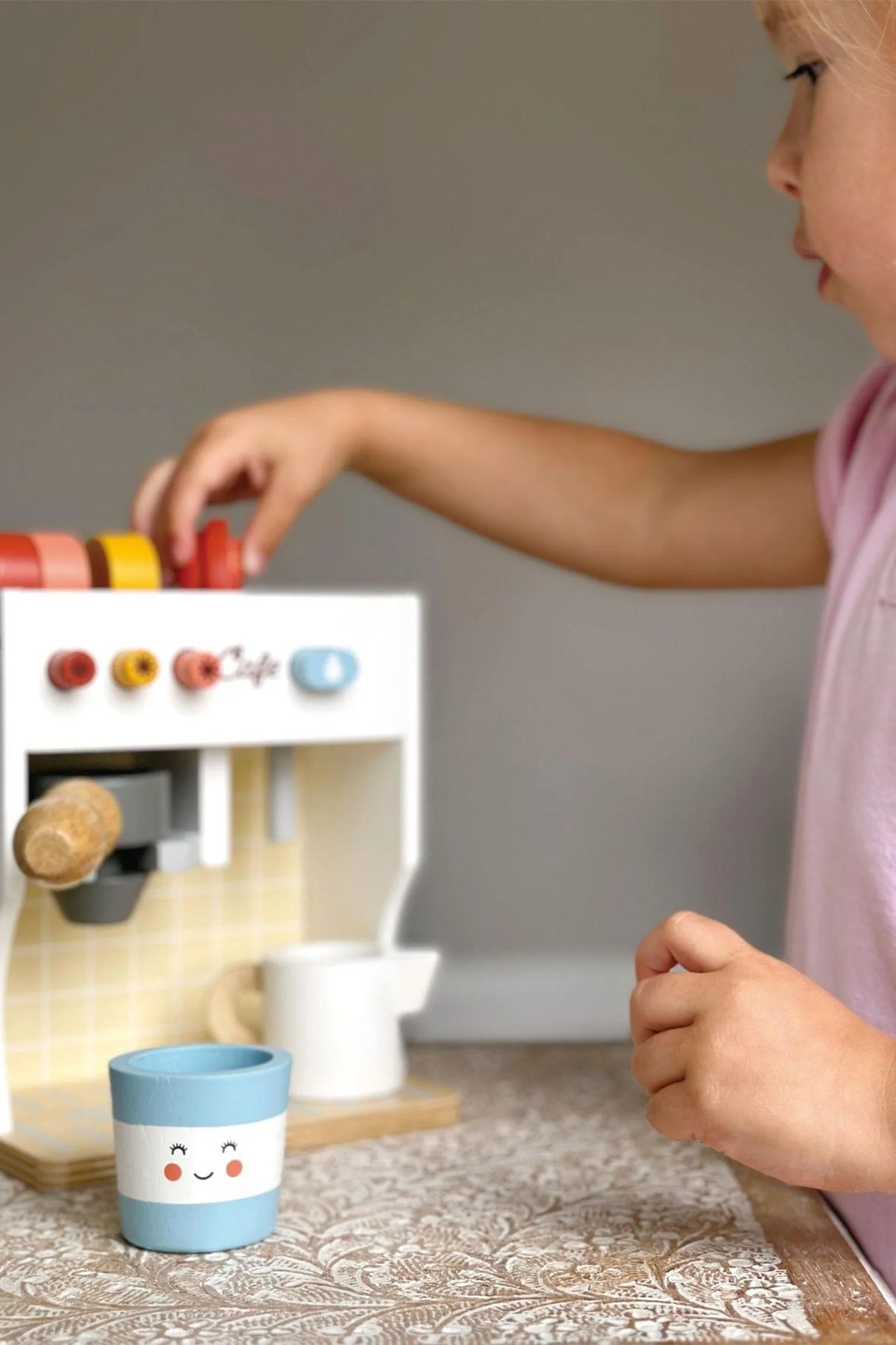 Mentari Wooden Toys, Make Me a Cuppa, Wooden Pretend Play Café Set, Toddler - Image 7