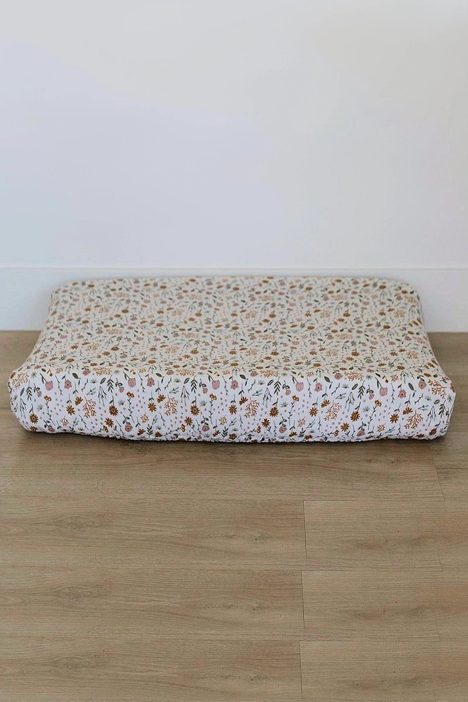 Mebie Baby Meadow Floral Muslin Changing Pad Cover, Baby Essentials, 100% Cotton