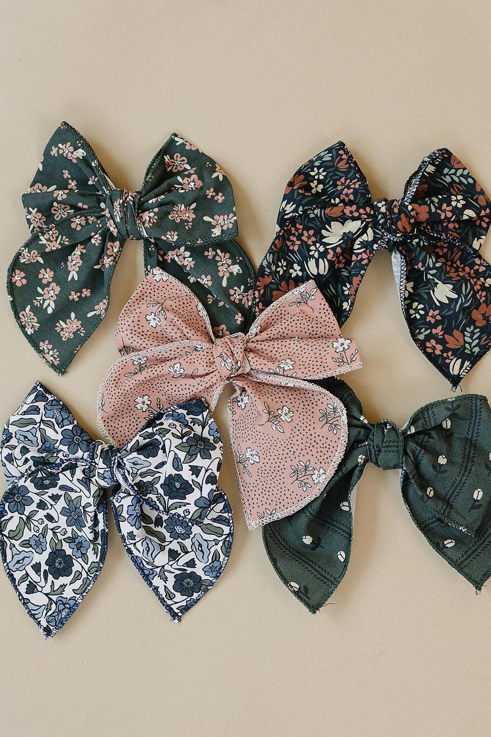 Mebie Baby Chic & Classic Hair Bows, Cotton, Baby & Toddler