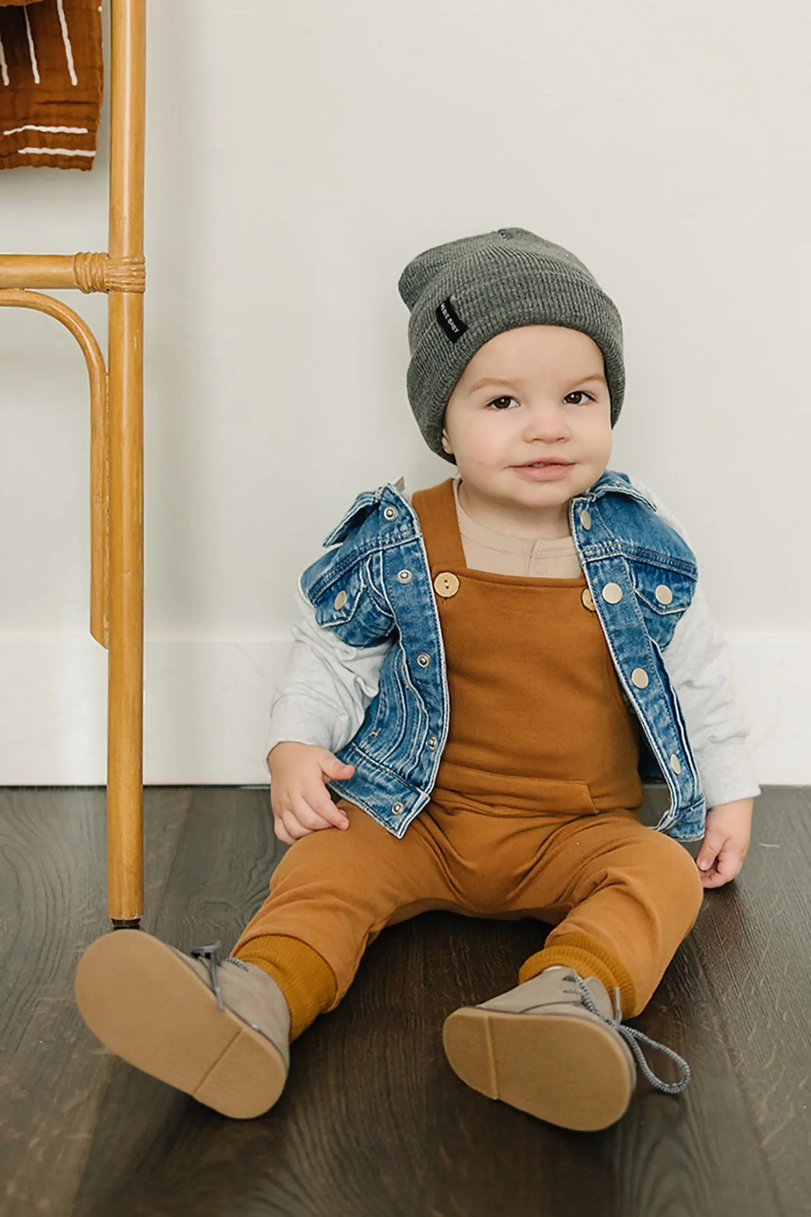 Mebie Baby Baby & Toddler Hooded Jean Jacket, 100% Cotton, Gender Neutral, Gender Neutral, Baby - Image 3