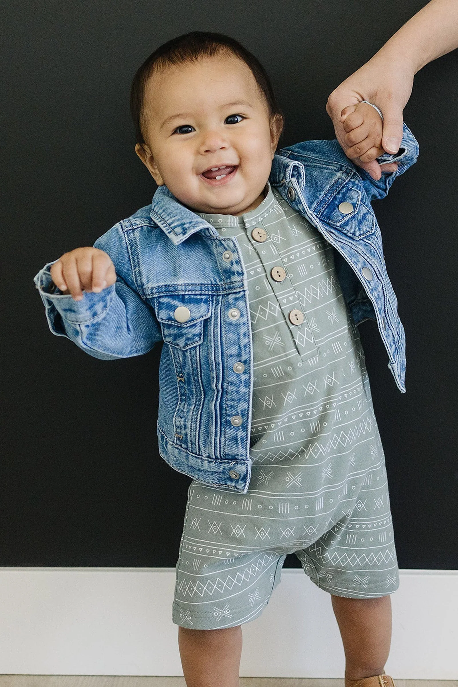 Mebie Baby Baby & Toddler Jean Jacket, 100% Cotton, Gender Neutral, Baby, Toddler & Kids - Image 5
