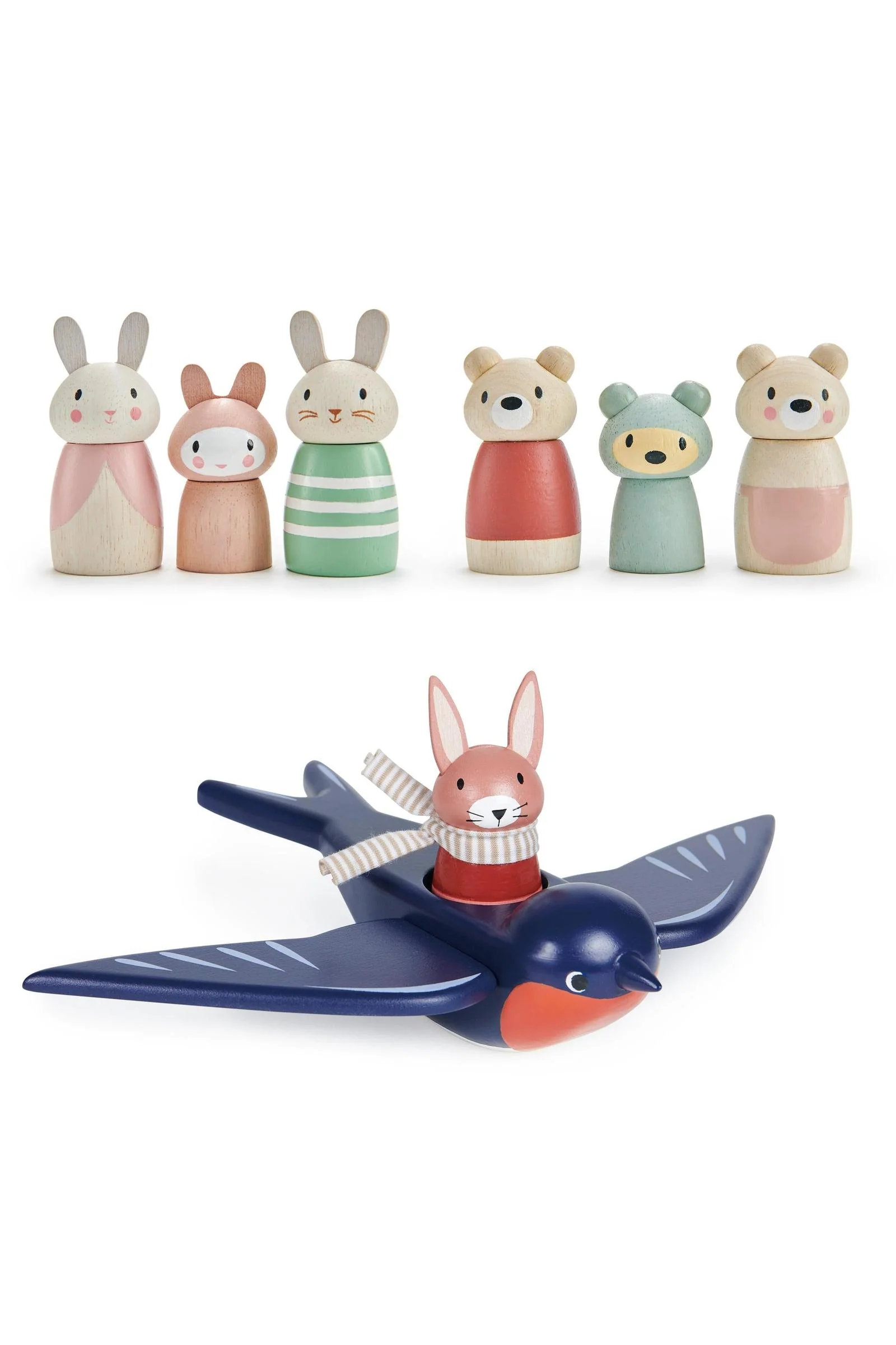 Tender Leaf Wooden Toys, Merrywood Friends Collection