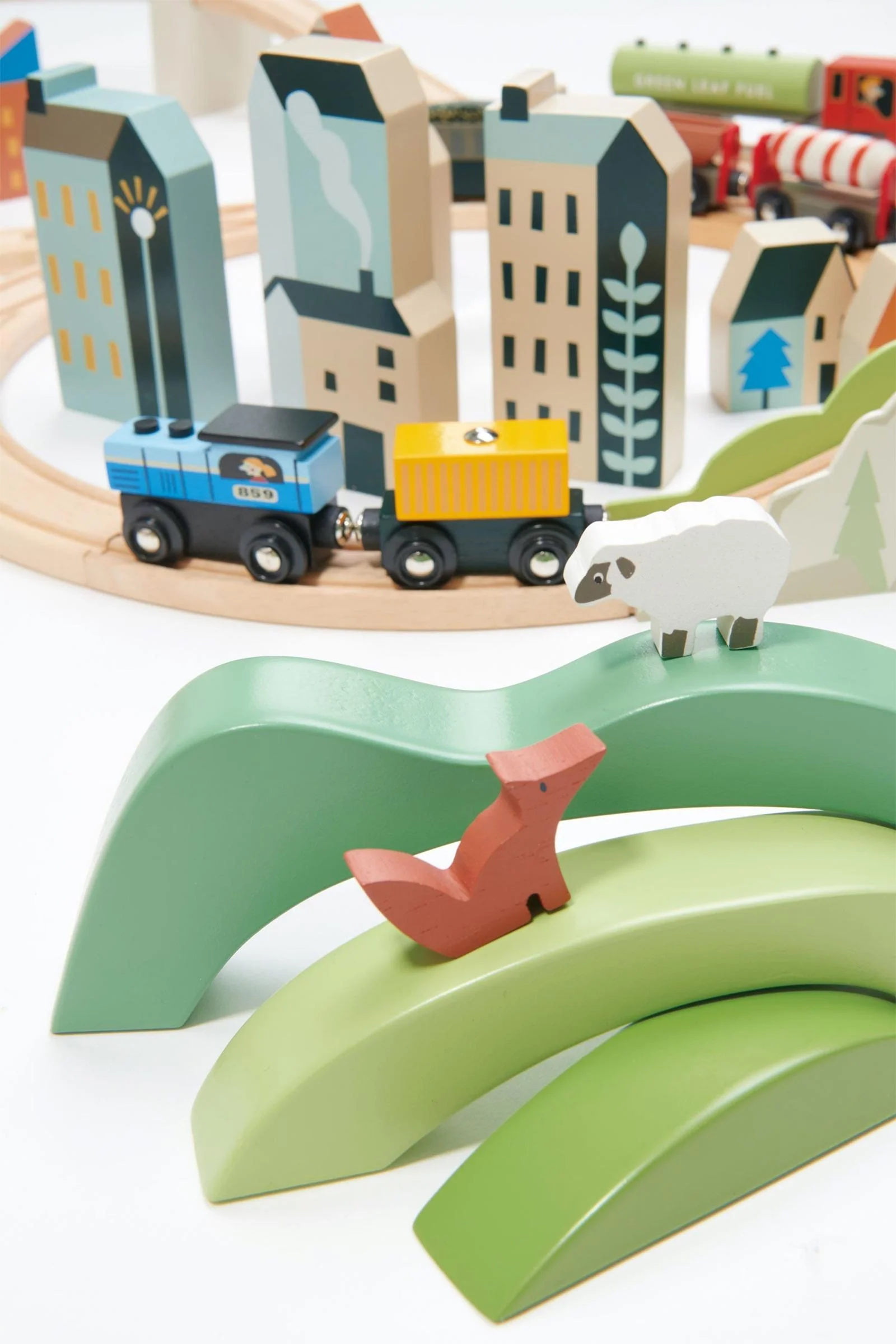 Tender Leaf Wooden Toys, Mountain View Train set - Image 14
