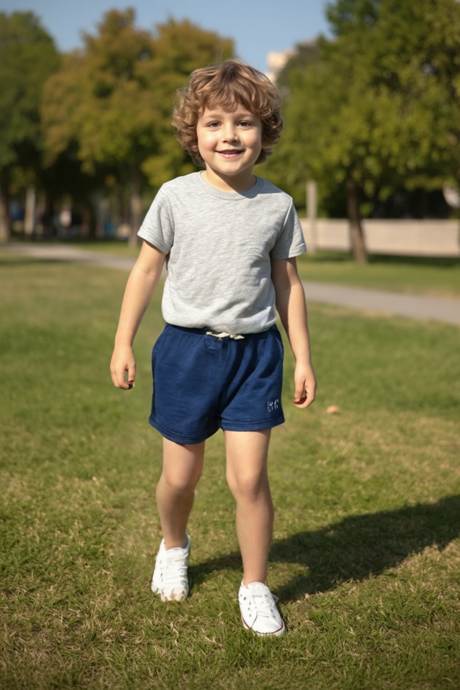 Mebie Baby Cotton Navy Pocket Shorts for Boys, Baby - Kids