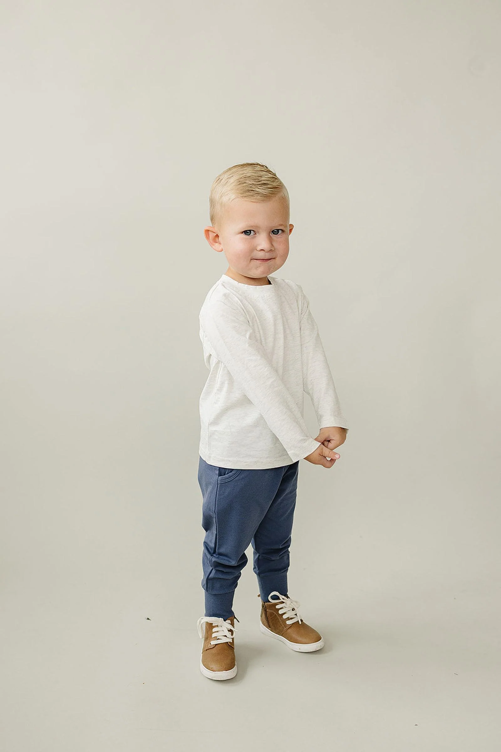 Mebie Baby Navy Pocket Joggers, Cotton, Baby, Toddler & Kids
