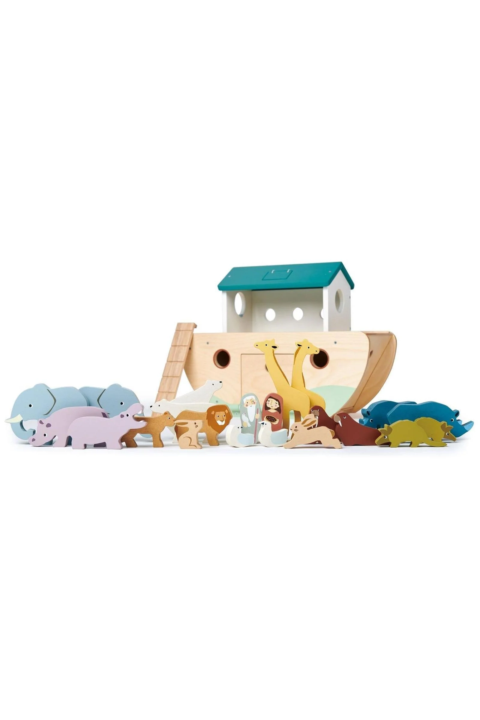 Tender Leaf Wooden Toys, Noah’s Large Wooden Ark, 3 Year - Image 5