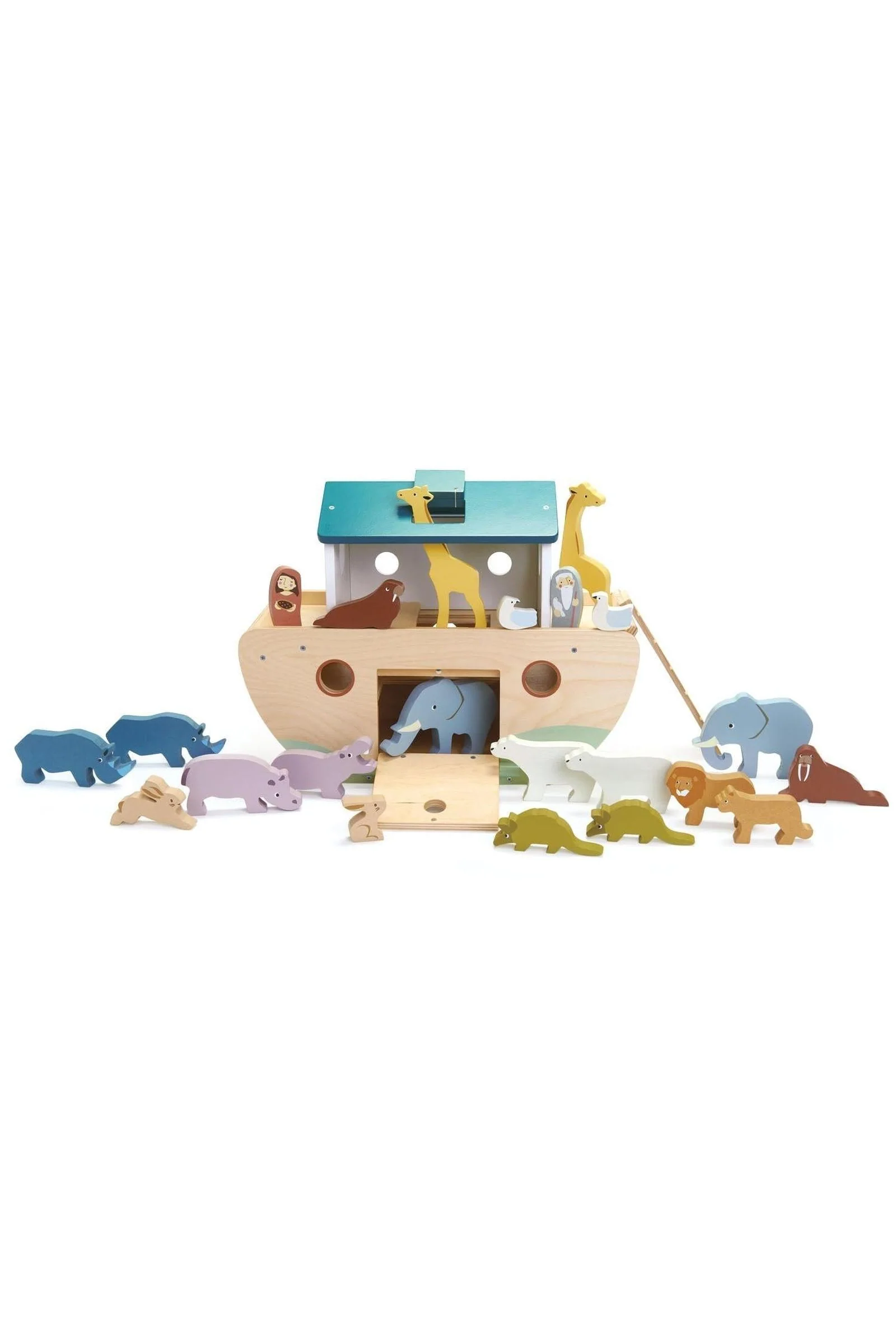 Tender Leaf Wooden Toys, Noah’s Large Wooden Ark, 3 Year - Image 6