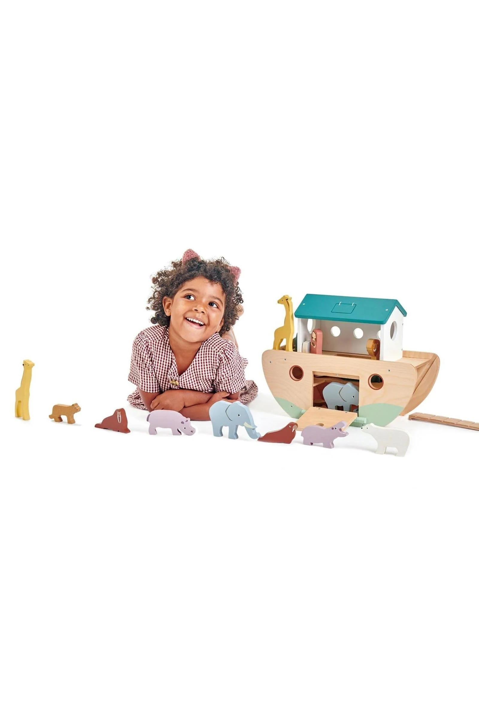 Tender Leaf Wooden Toys, Noah’s Large Wooden Ark, 3 Year - Image 7