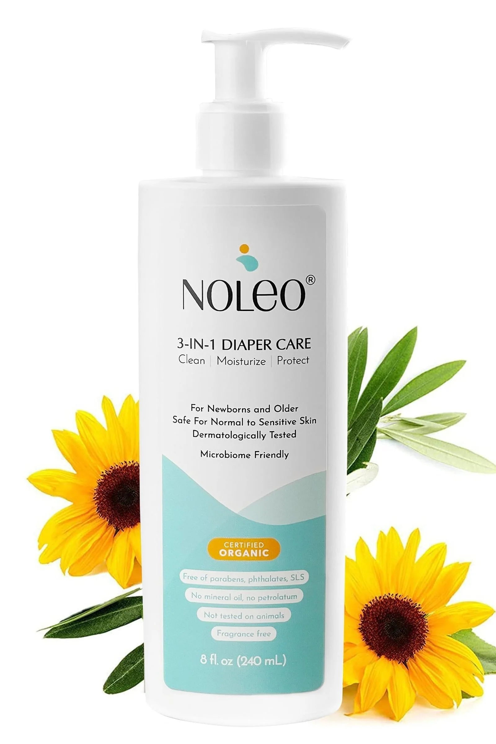 NOLEO 3-IN-1 Diaper Rash Cream, 16oz - Image 2
