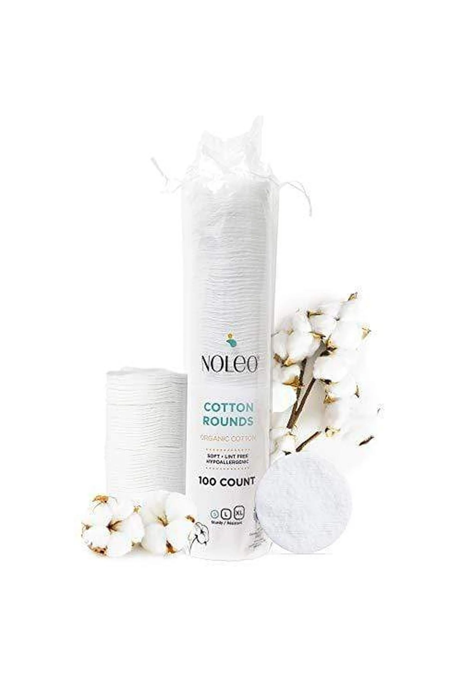 NOLEO Organic Cotton Rounds - Small 2" - Image 5