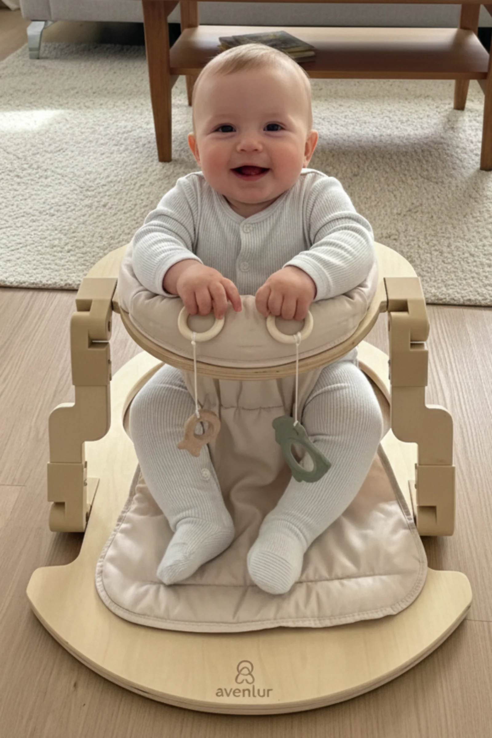 Oakling - Premium Foldable Wooden Baby Activity Seat - Image 3